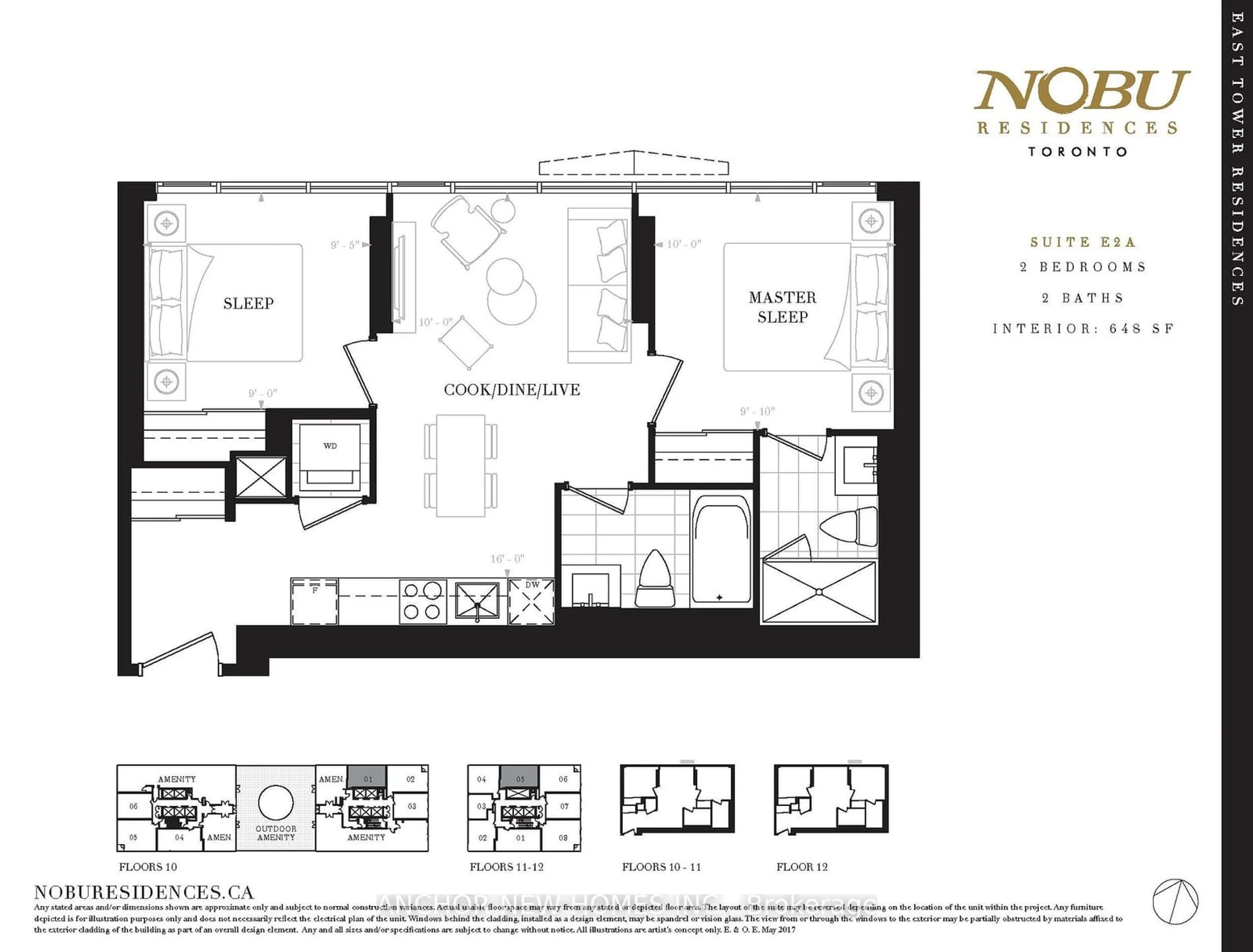 Floor plan for 15 Mercer St #1205, Toronto Ontario M5H 1H2