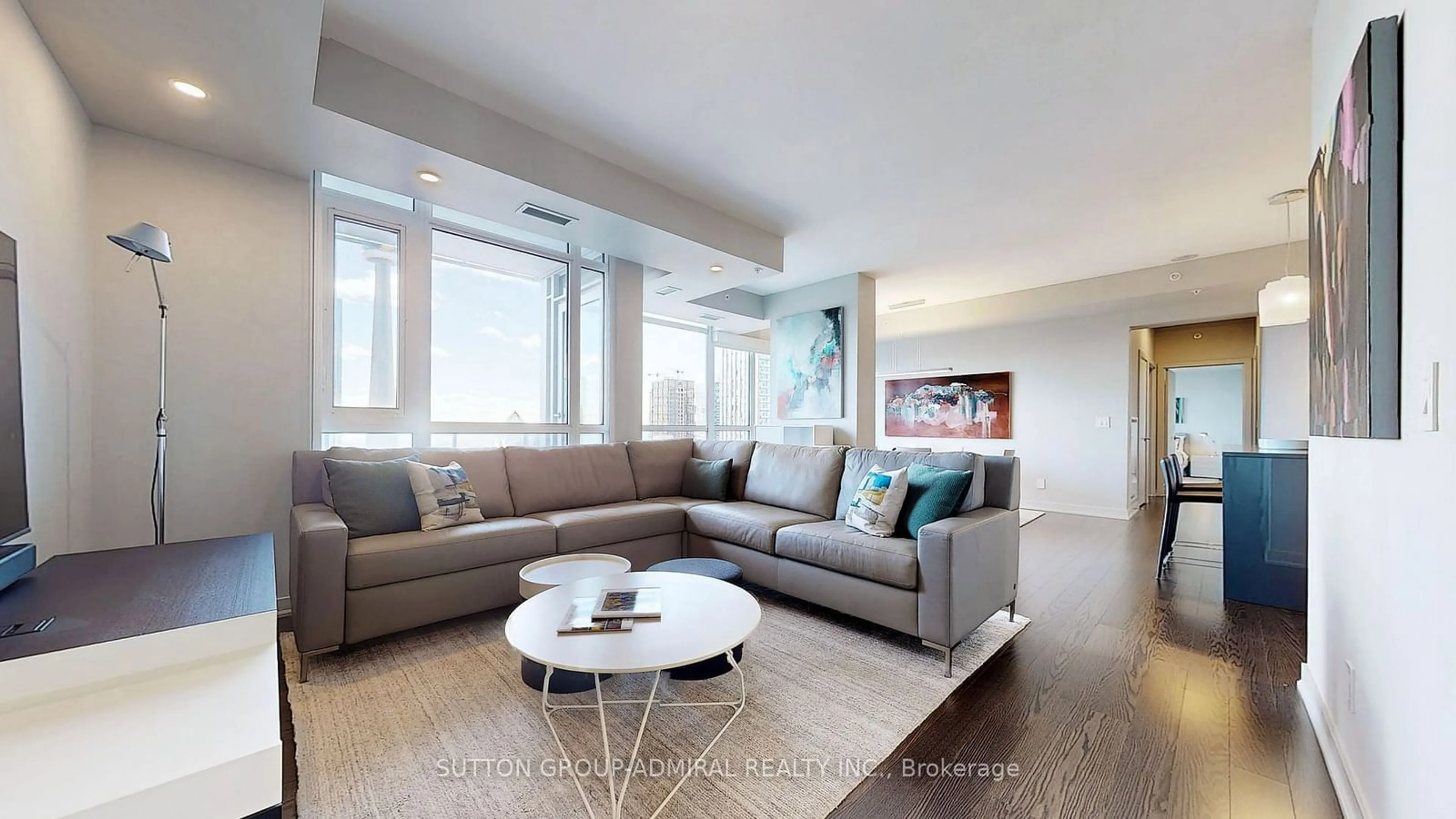 Living room for 30 Nelson St #3904, Toronto Ontario M5V 0H5