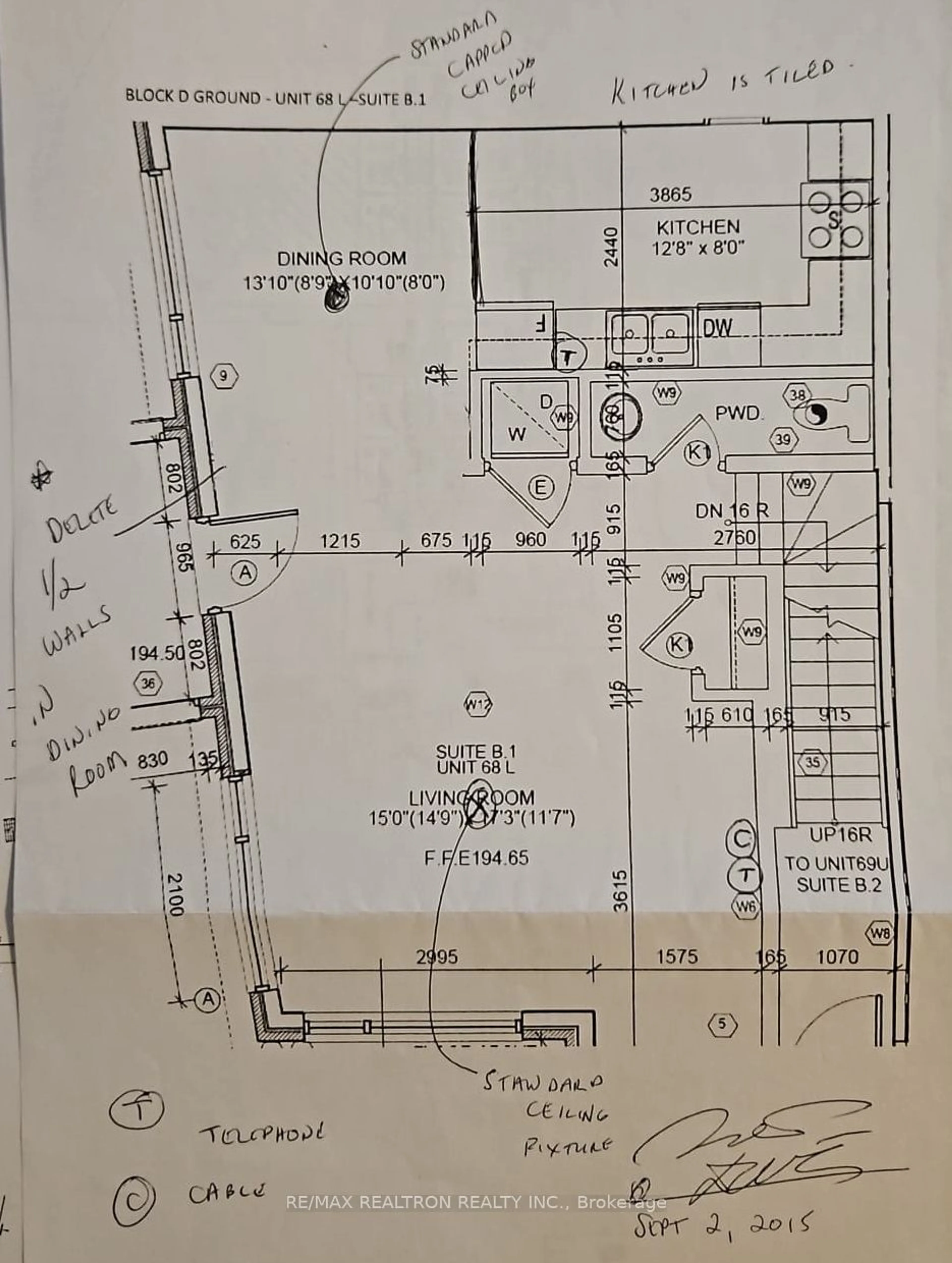 Floor plan for 27 Eldora Ave #68, Toronto Ontario M2M 0B5