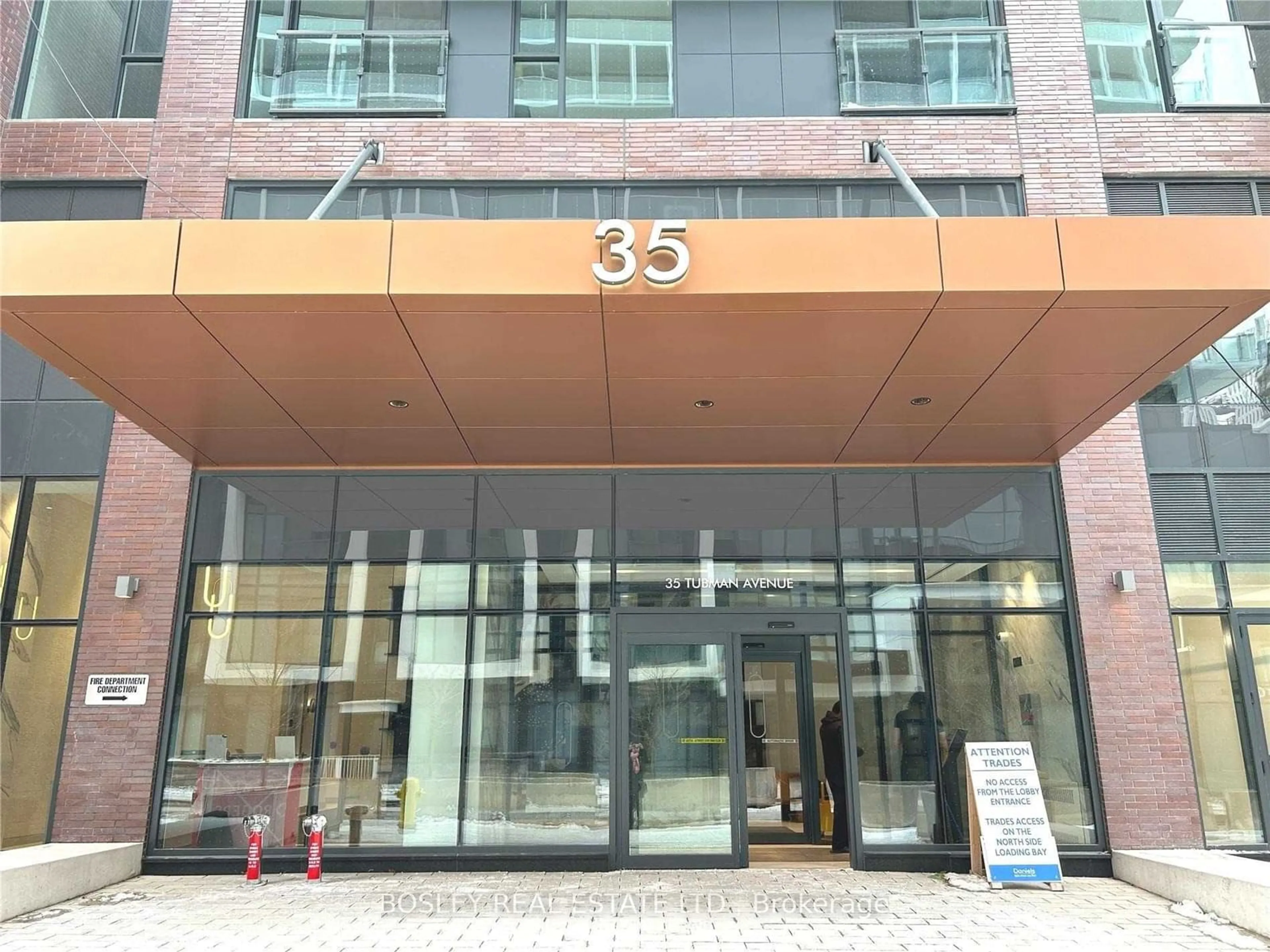 Outside view for 35 Tubman Ave #312, Toronto Ontario M5A 0M8