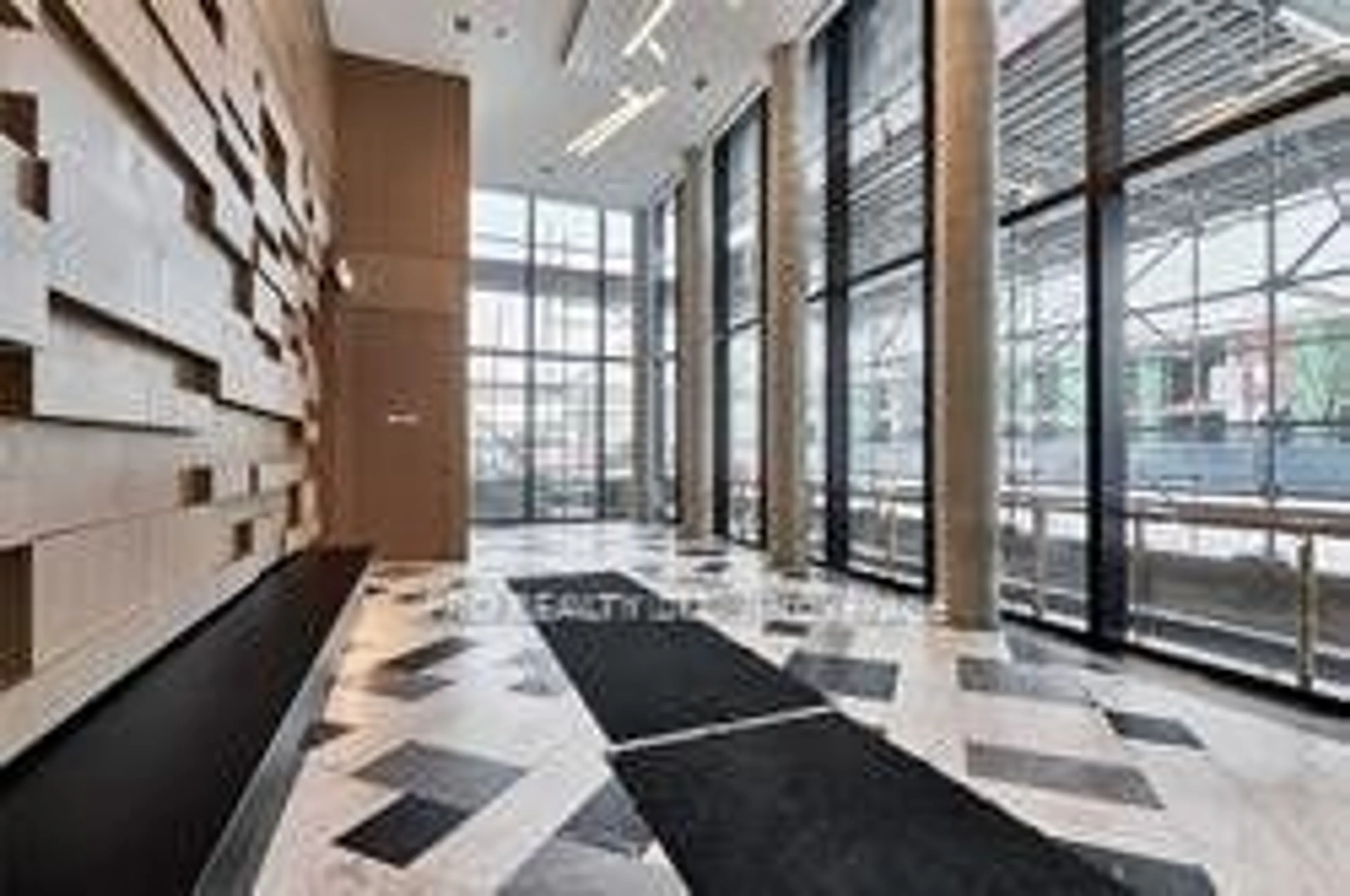 Indoor lobby for 180 Mill St #S808, Toronto Ontario M5A 0V7