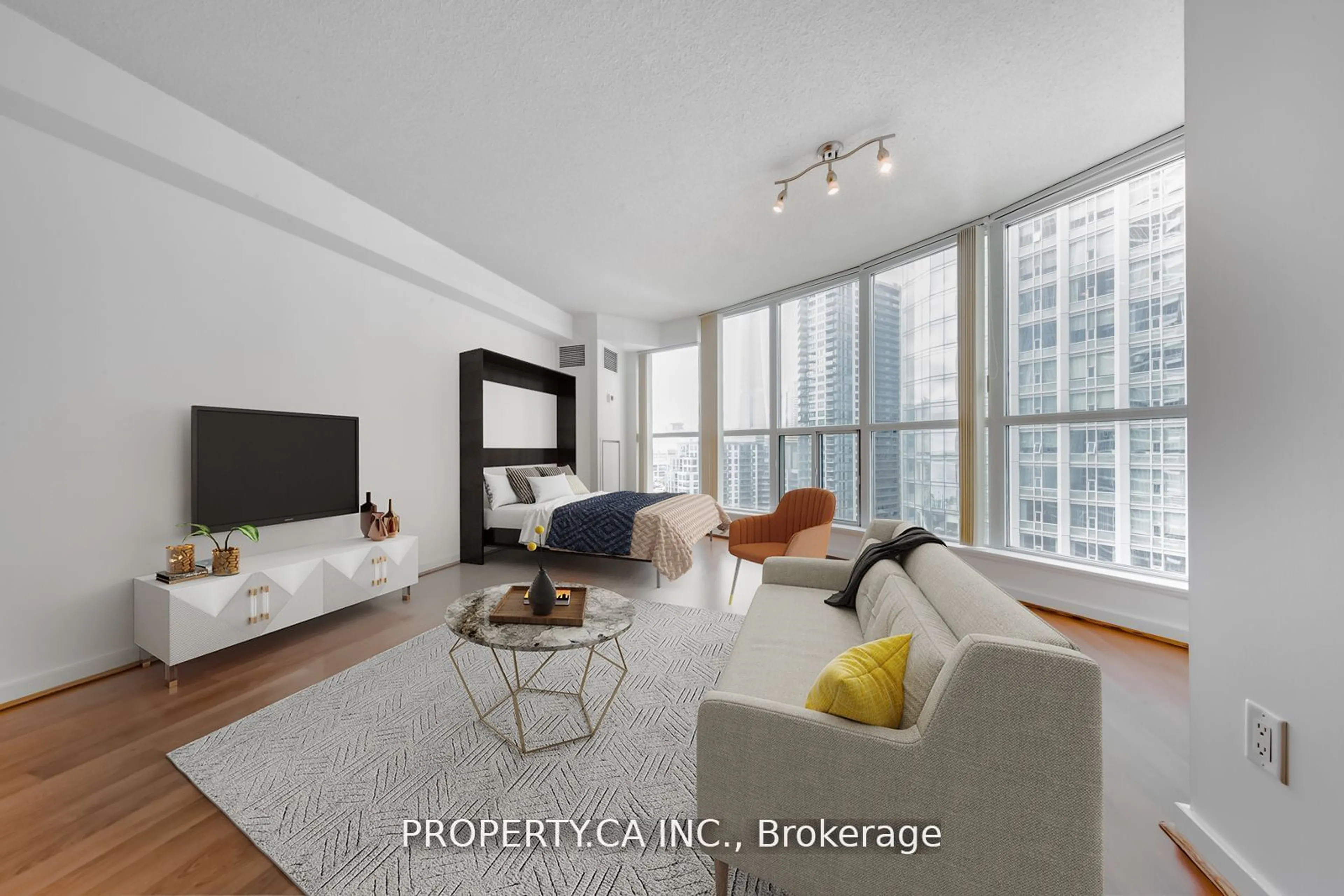 Living room for 8 York St #1701, Toronto Ontario M5J 2Y2