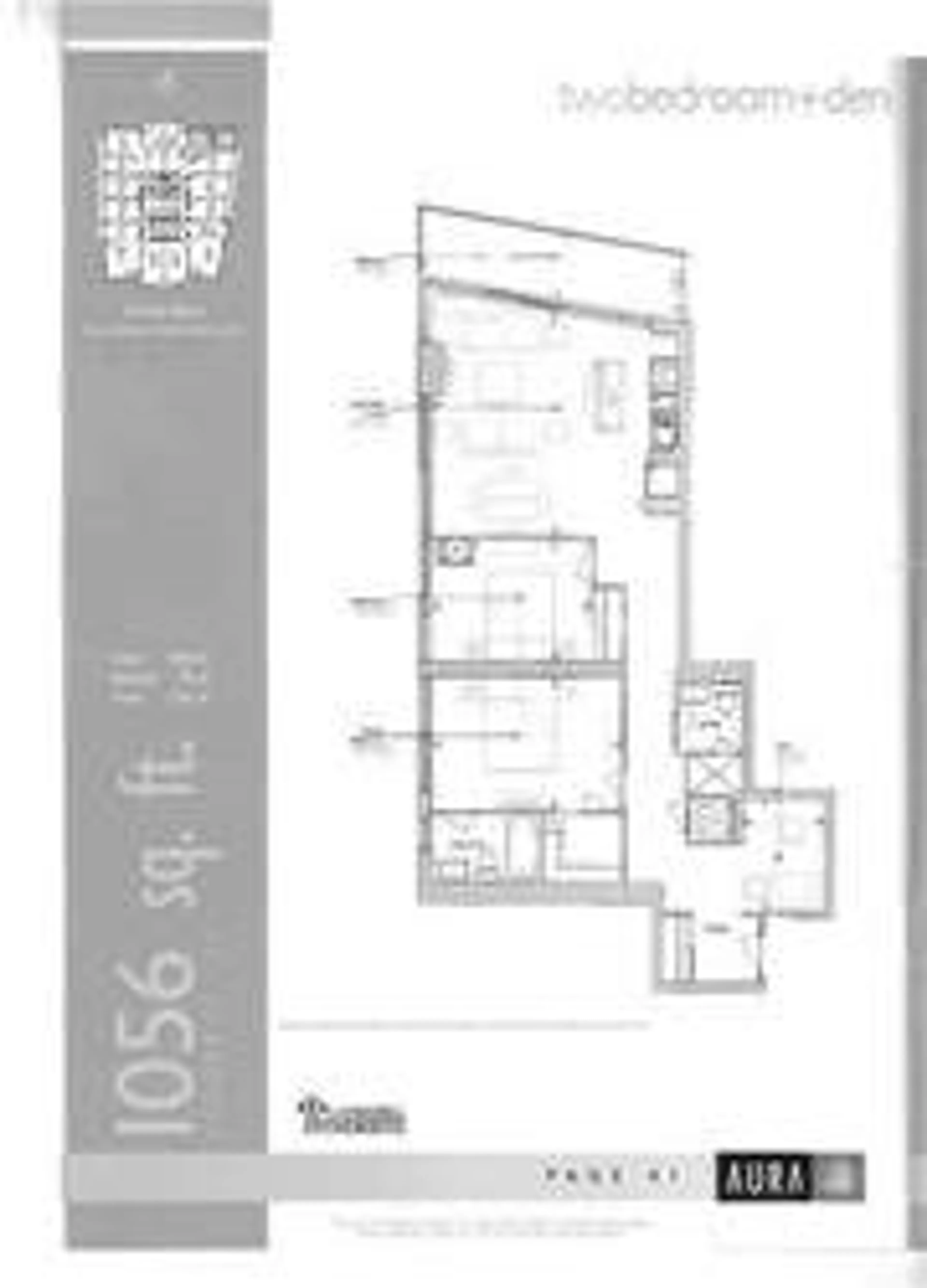 Floor plan for 386 Yonge St #5202, Toronto Ontario M5B 0A5