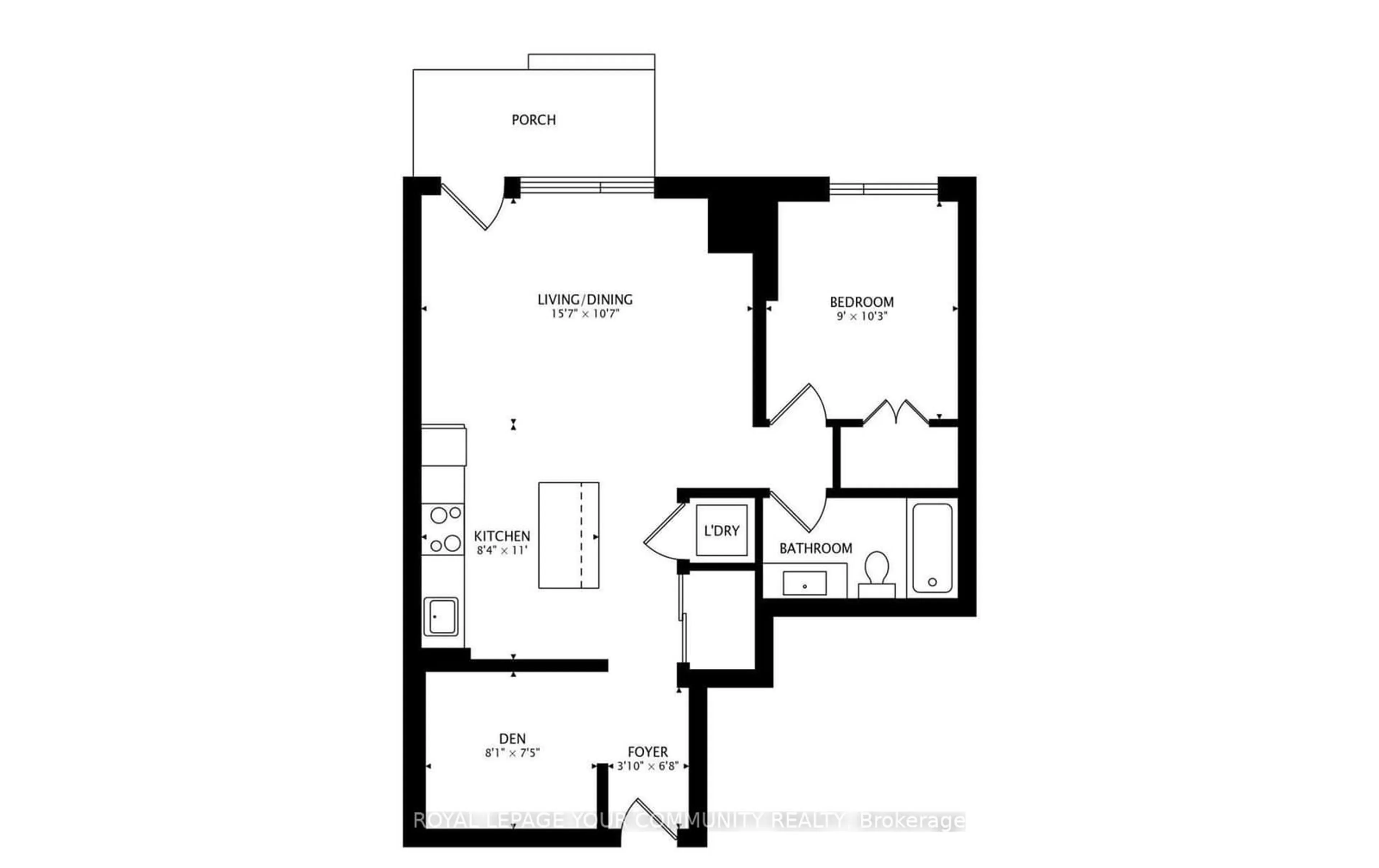 Floor plan for 25 Adra Grado Way #247, Toronto Ontario M2J 2A8