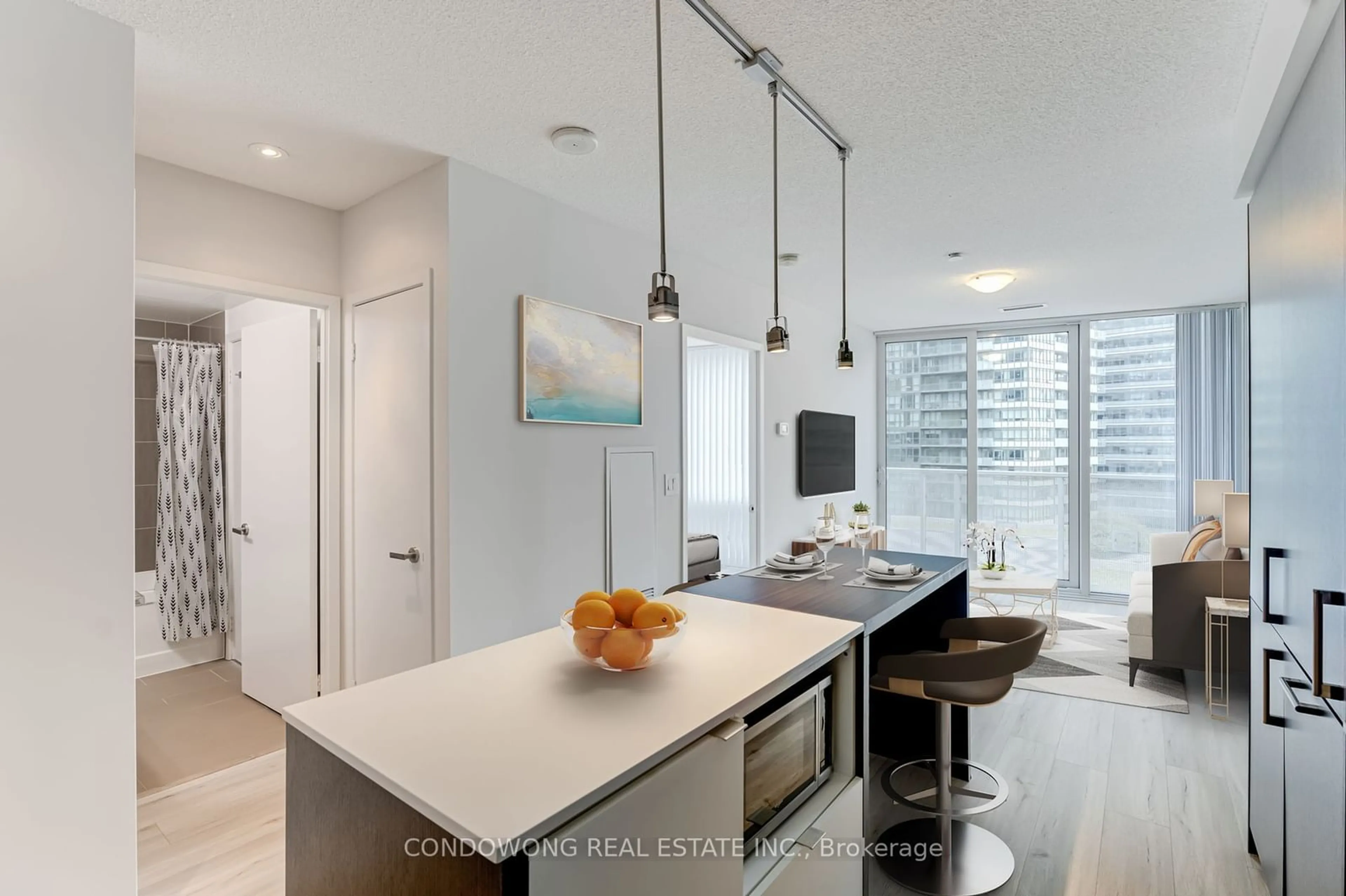 Contemporary kitchen for 100 Harbour St #1703, Toronto Ontario M5J 0B5