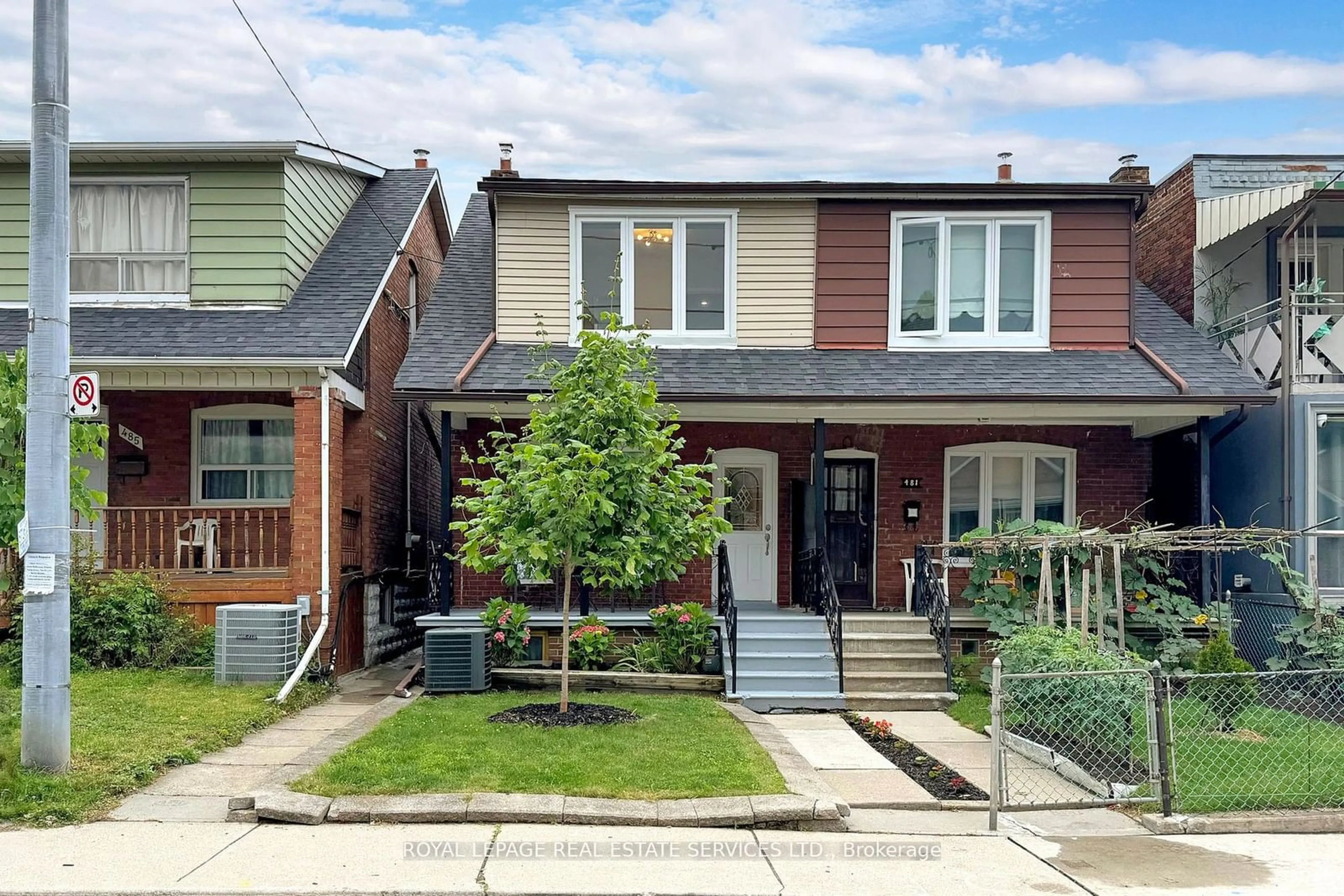 Home with brick exterior material for 483 Westmount Ave, Toronto Ontario M6E 3N6