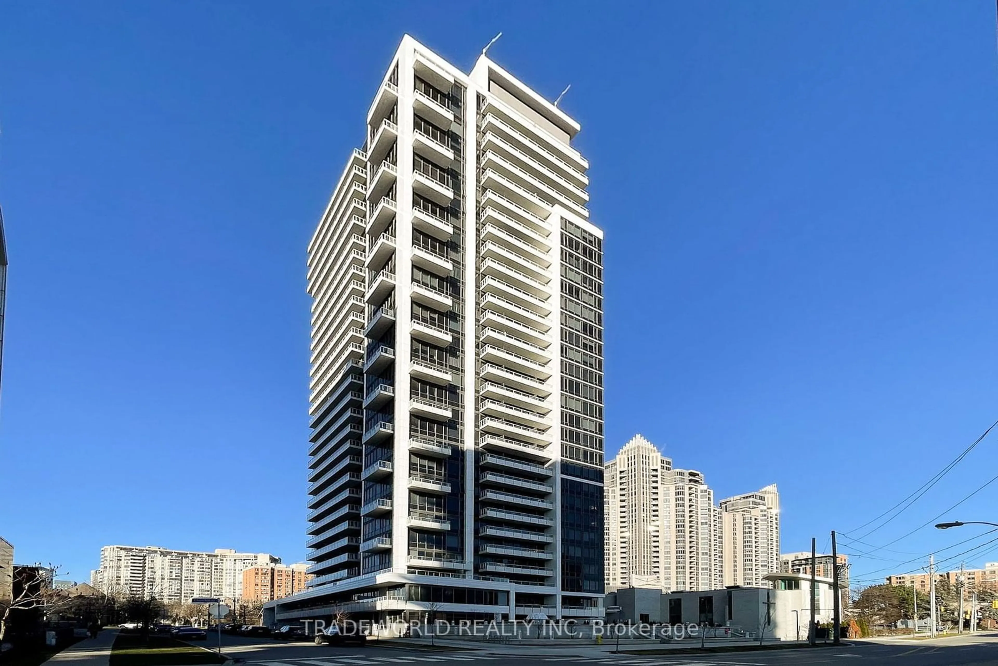 A pic from exterior of the house or condo for 75 Canterbury Pl #1107, Toronto Ontario M2N 2N1