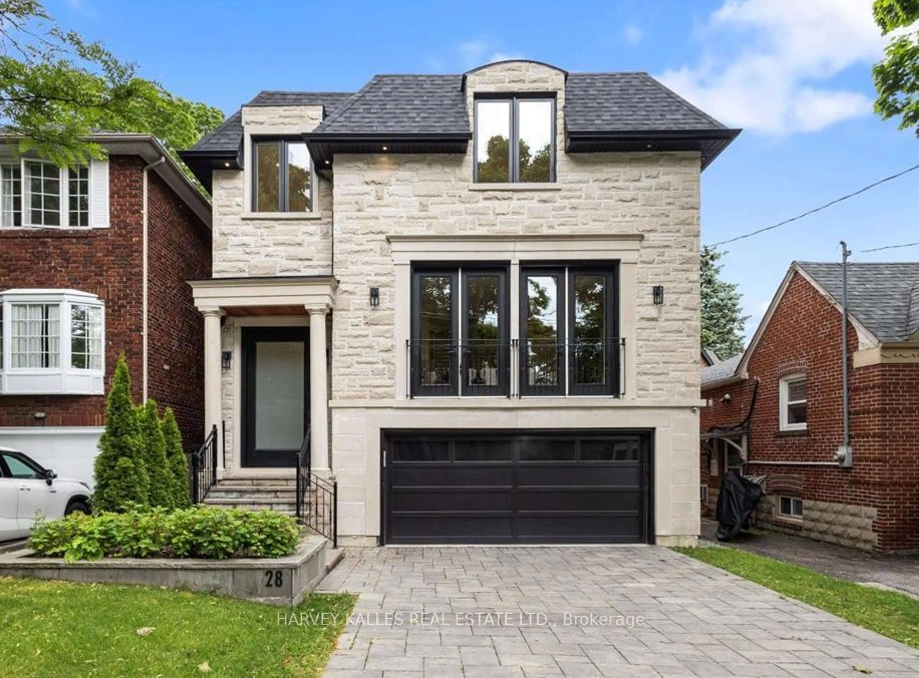 Home with brick exterior material for 28 Southvale Dr, Toronto Ontario M4G 1G3