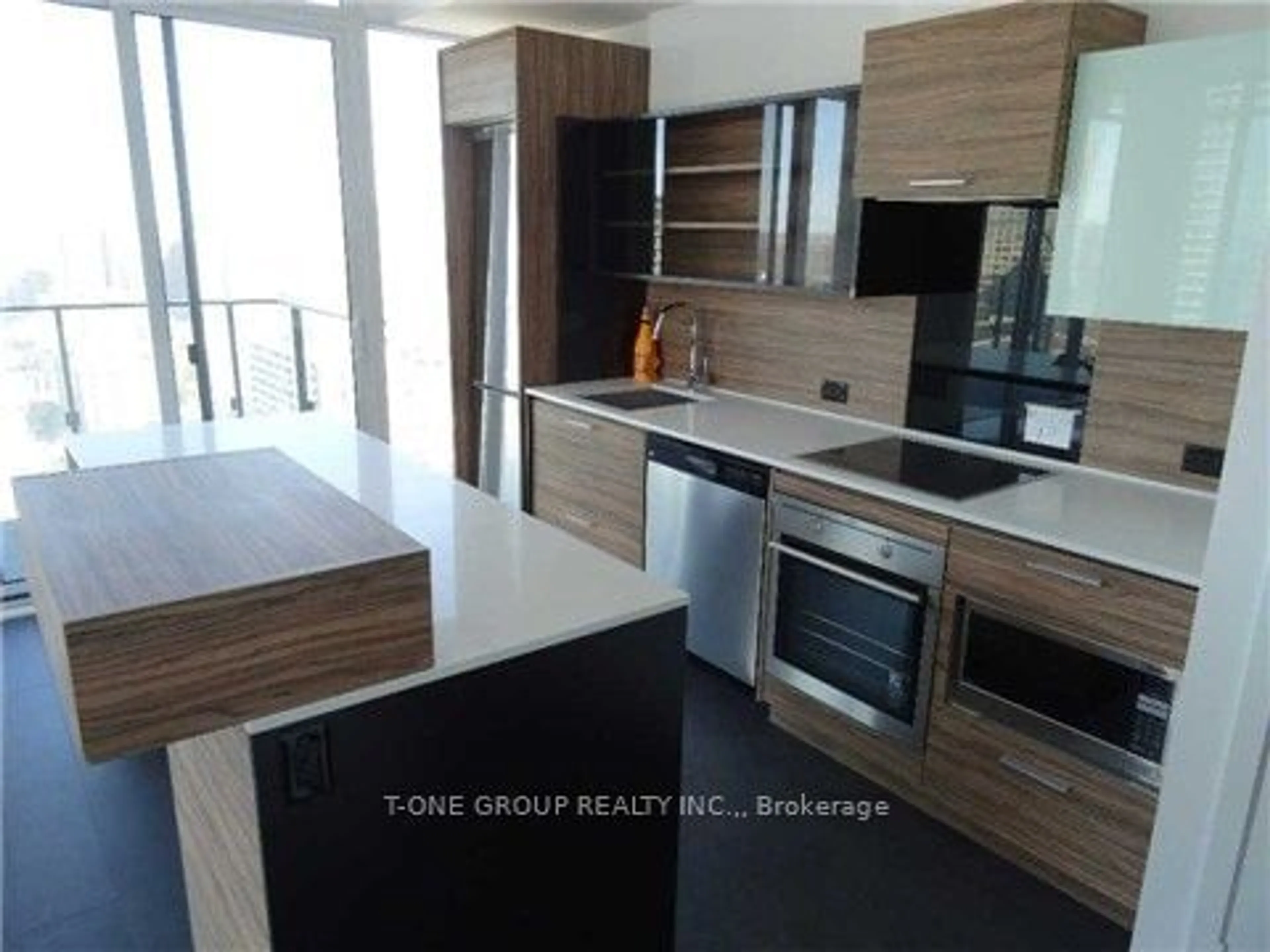 Contemporary kitchen for 75 St Nicholas St #1308, Toronto Ontario M4Y 0A5