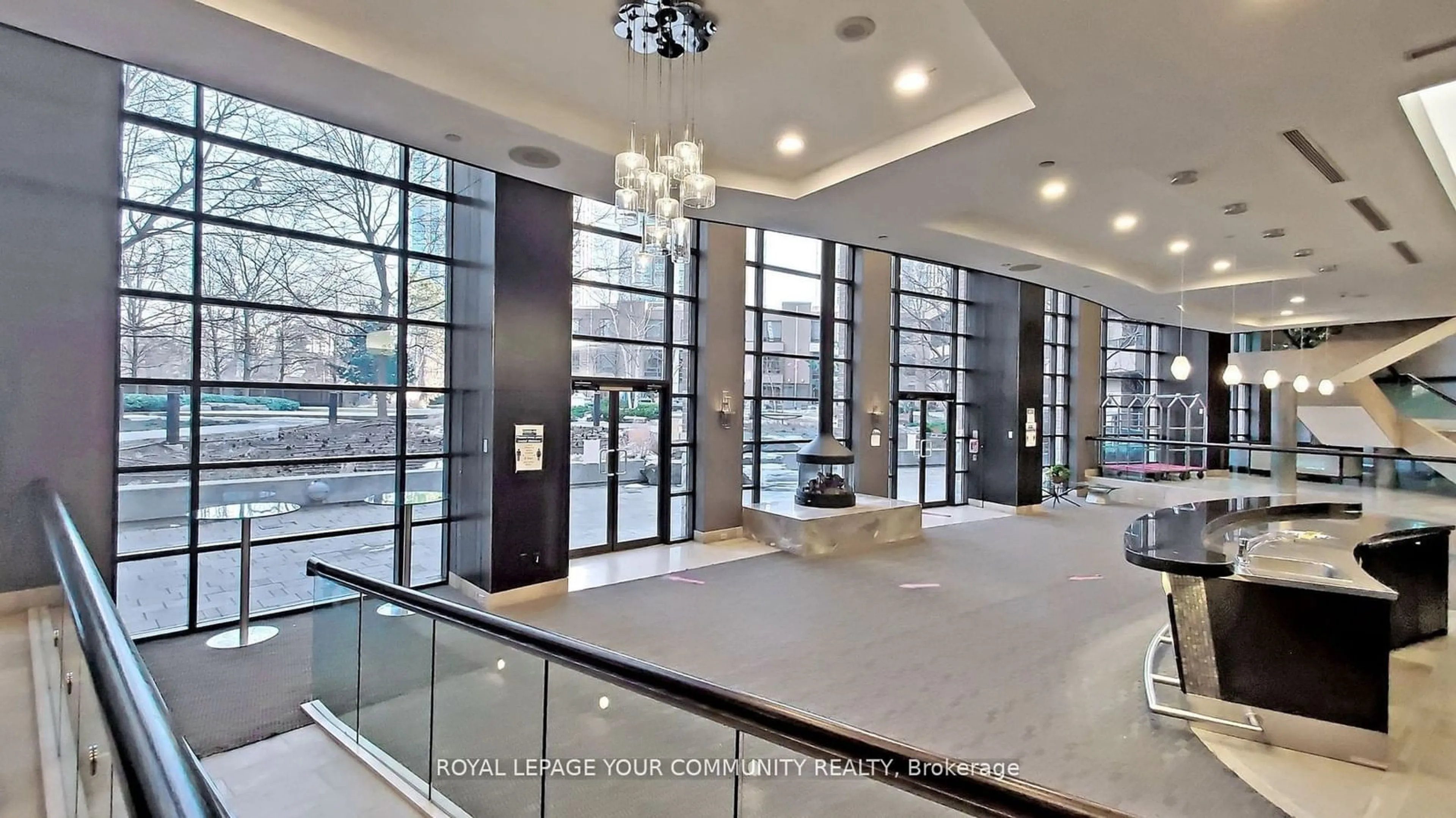 Indoor lobby for 23 Sheppard Ave #302, Toronto Ontario M2N 0C8