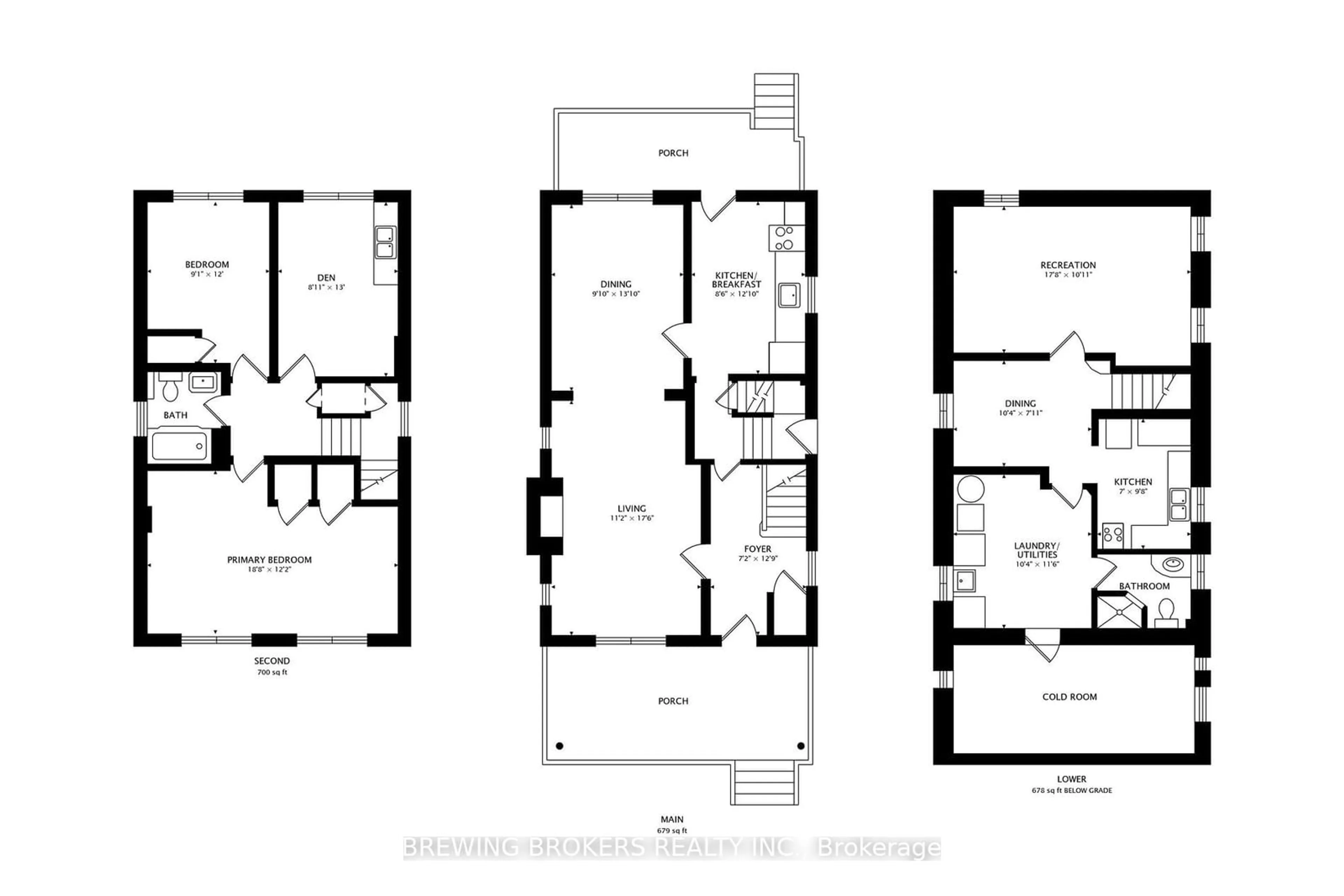 Floor plan for 246 Atlas Ave, Toronto Ontario M6C 3P7