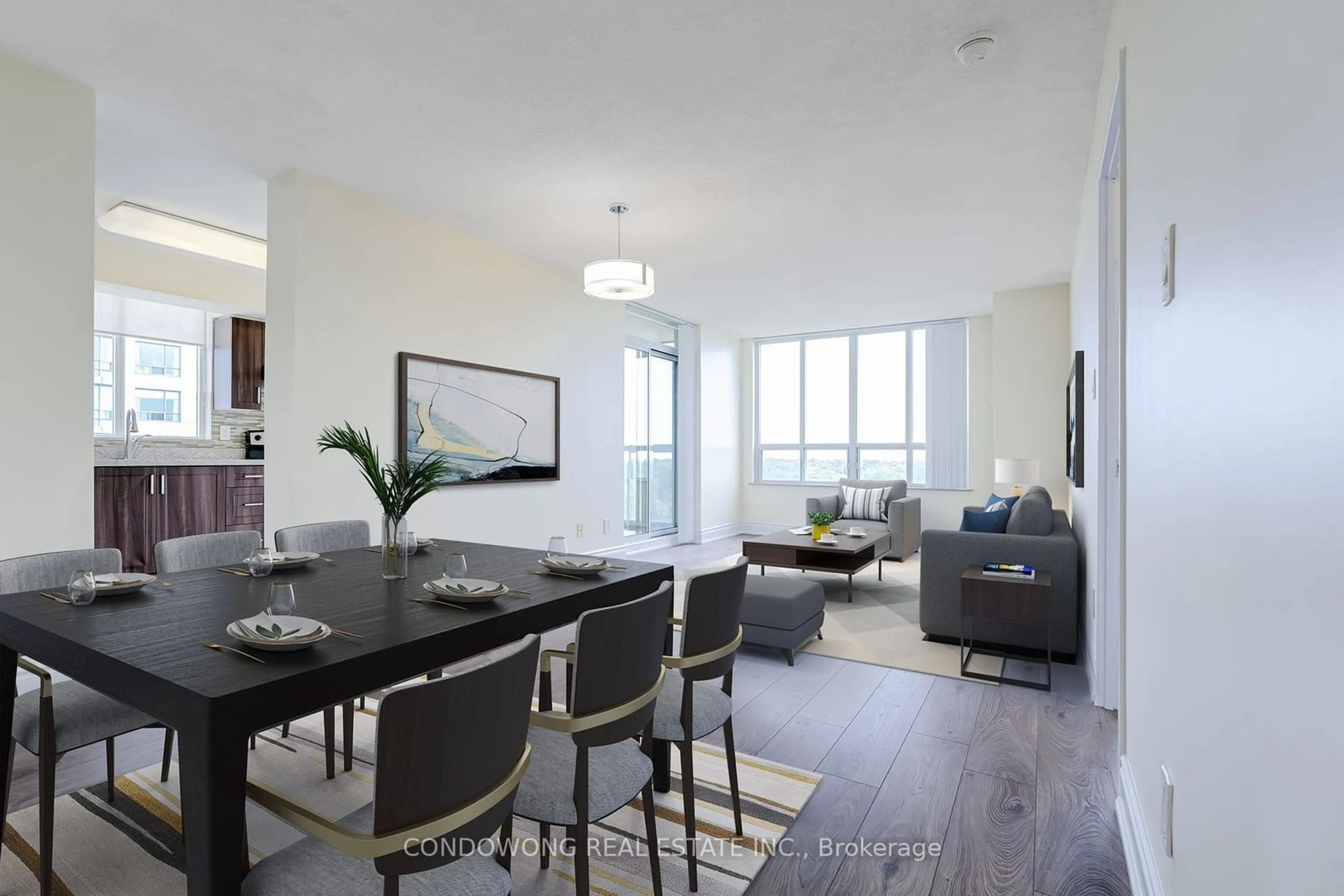 Dining room for 28 Empress Ave #1605, Toronto Ontario M2N 6Z7