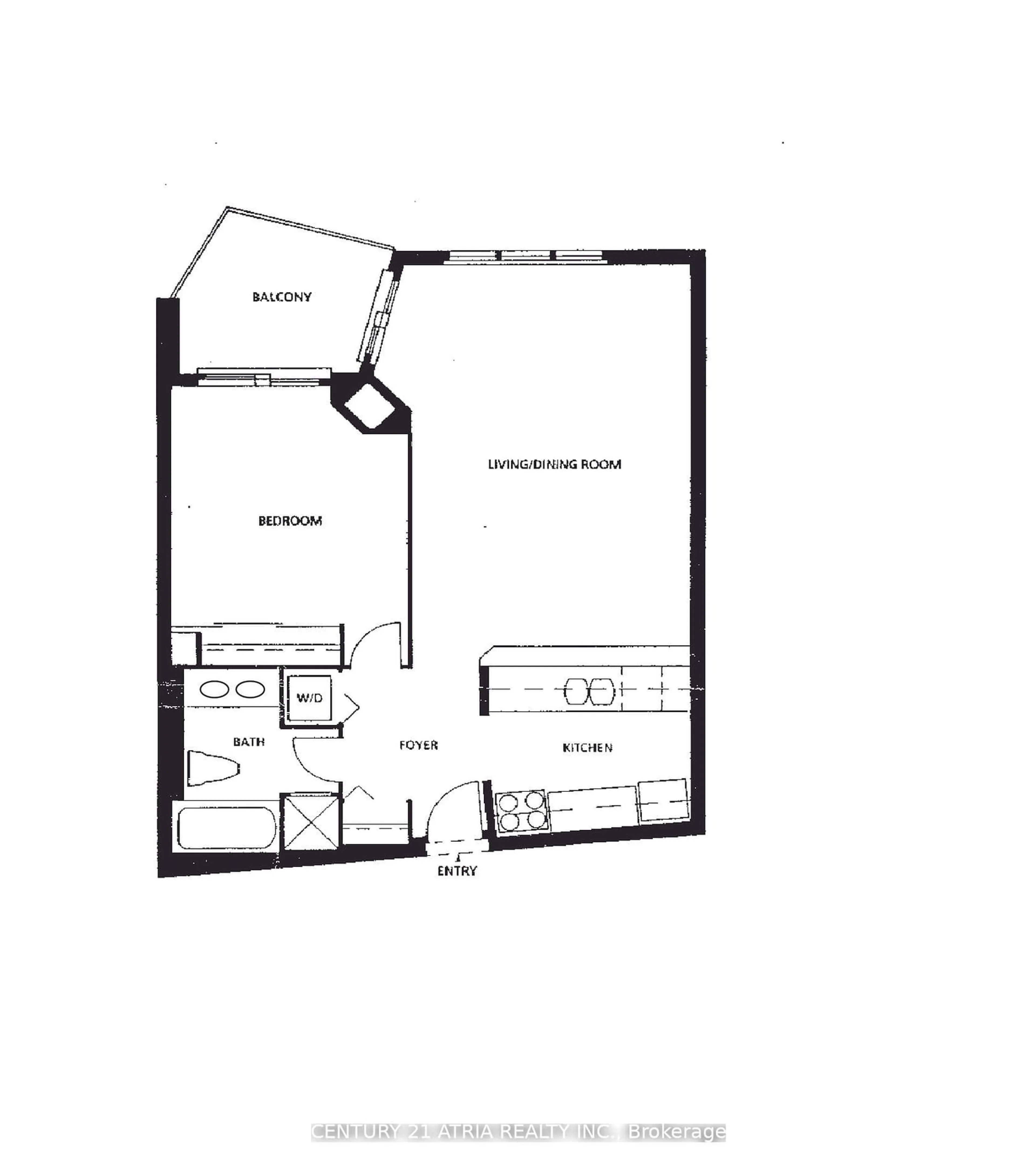 Floor plan for 77 Harbour Sq #811, Toronto Ontario M5J 2S2