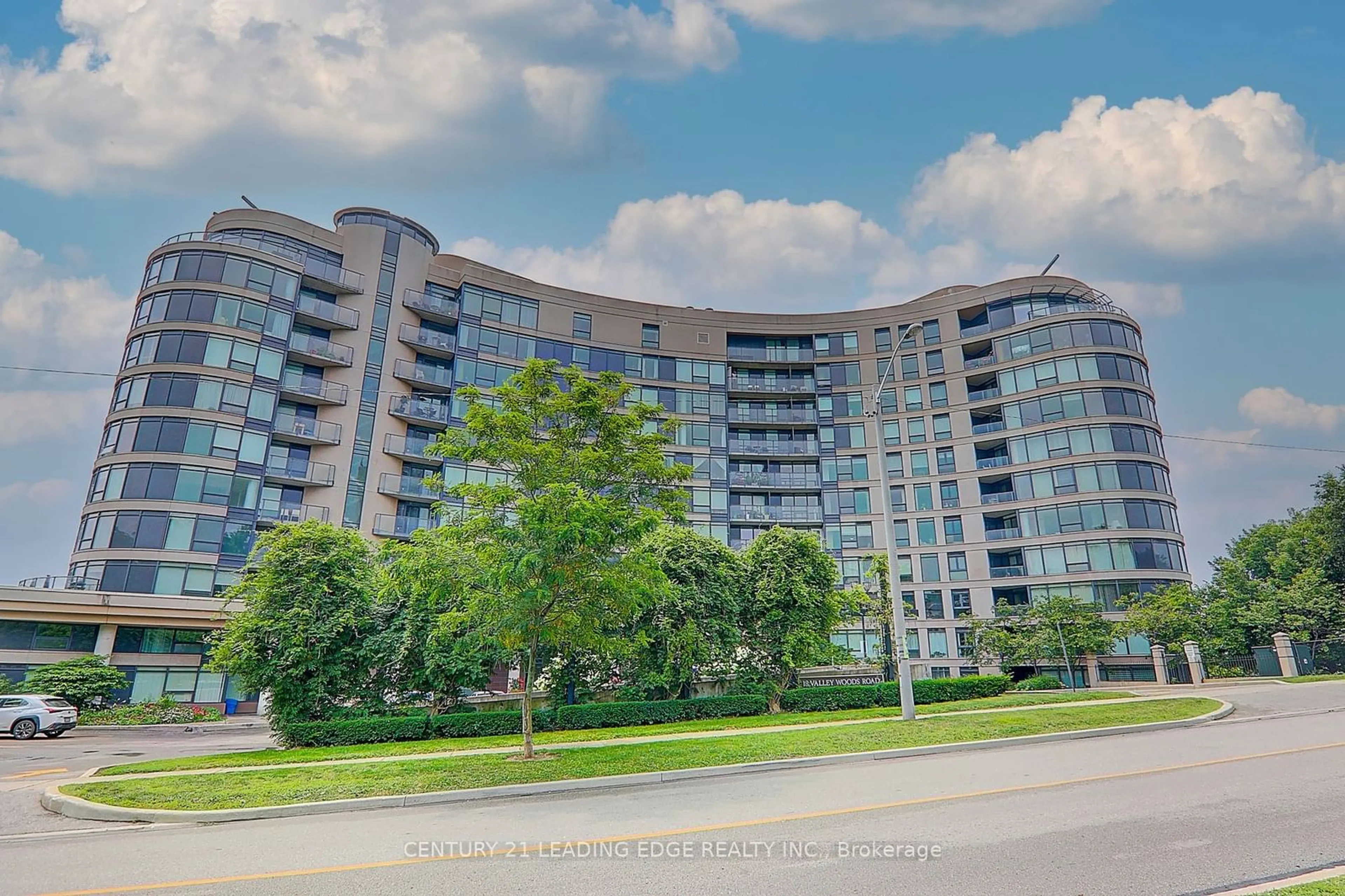 A pic from exterior of the house or condo for 18 Valley Woods Rd #1005, Toronto Ontario M3A 0A1