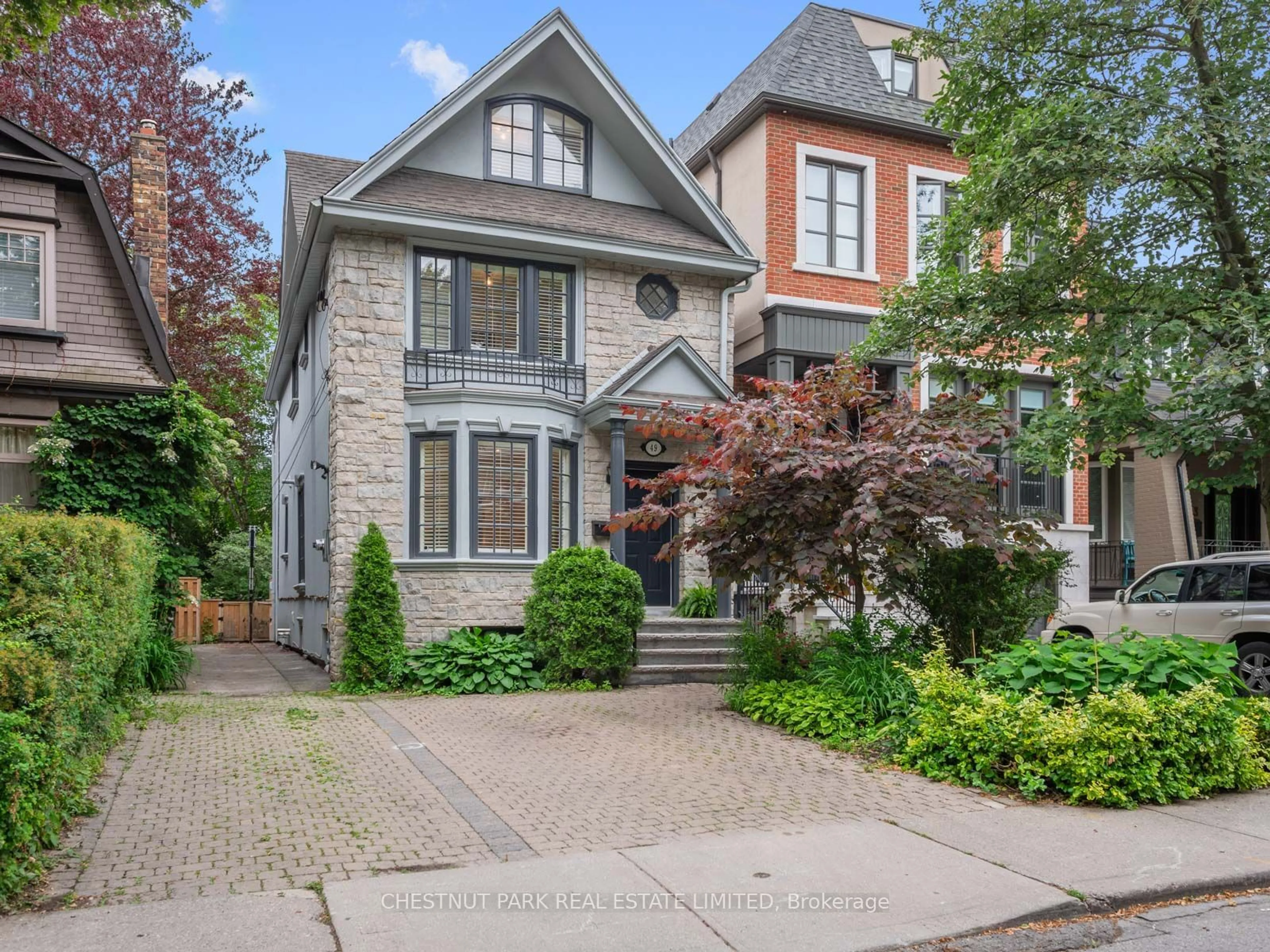 Home with brick exterior material for 49 Gormley Ave, Toronto Ontario M4V 1Y9