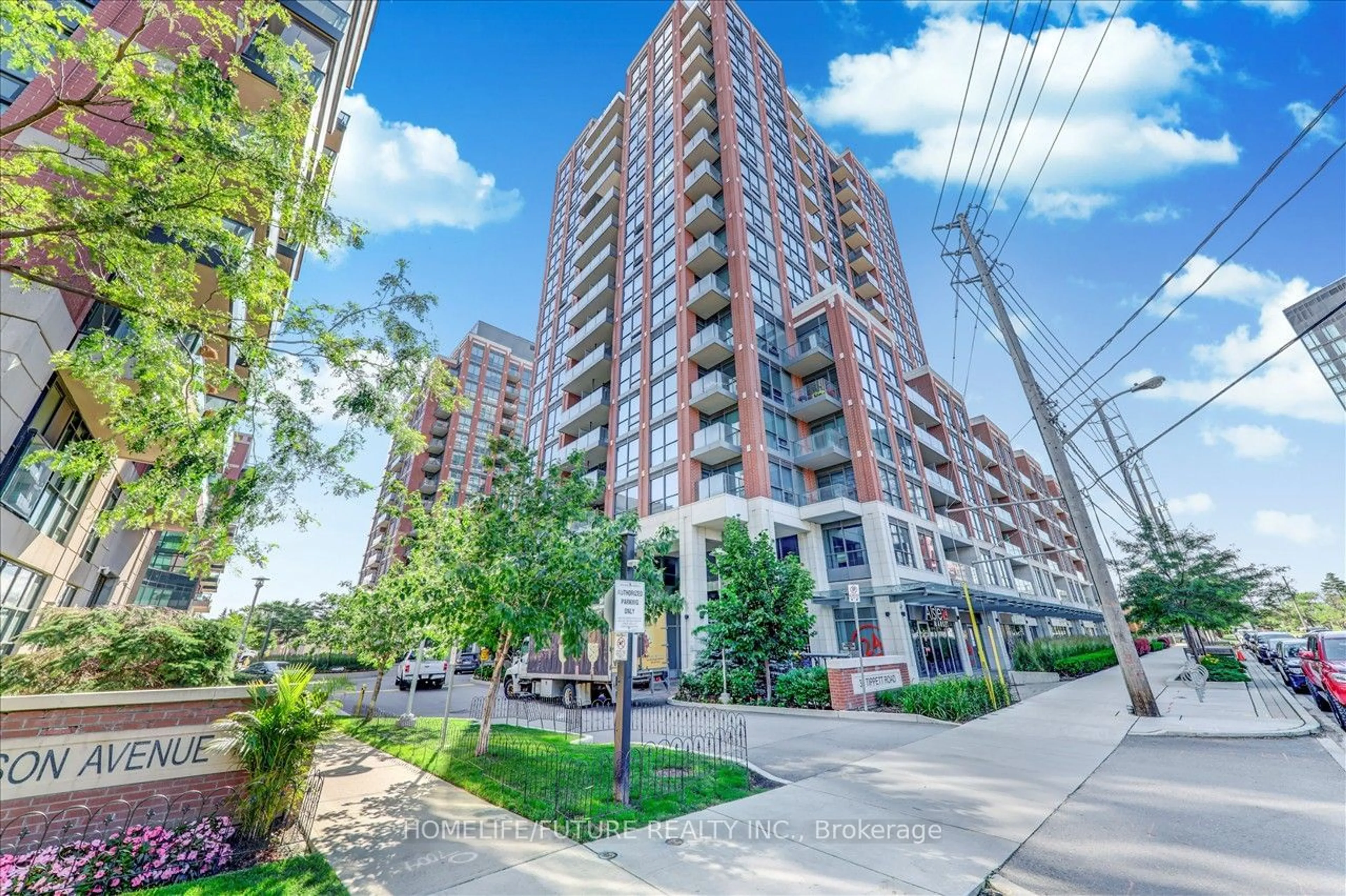 A pic from exterior of the house or condo for 31 Tippett Rd #1420, Toronto Ontario N3H 0C8