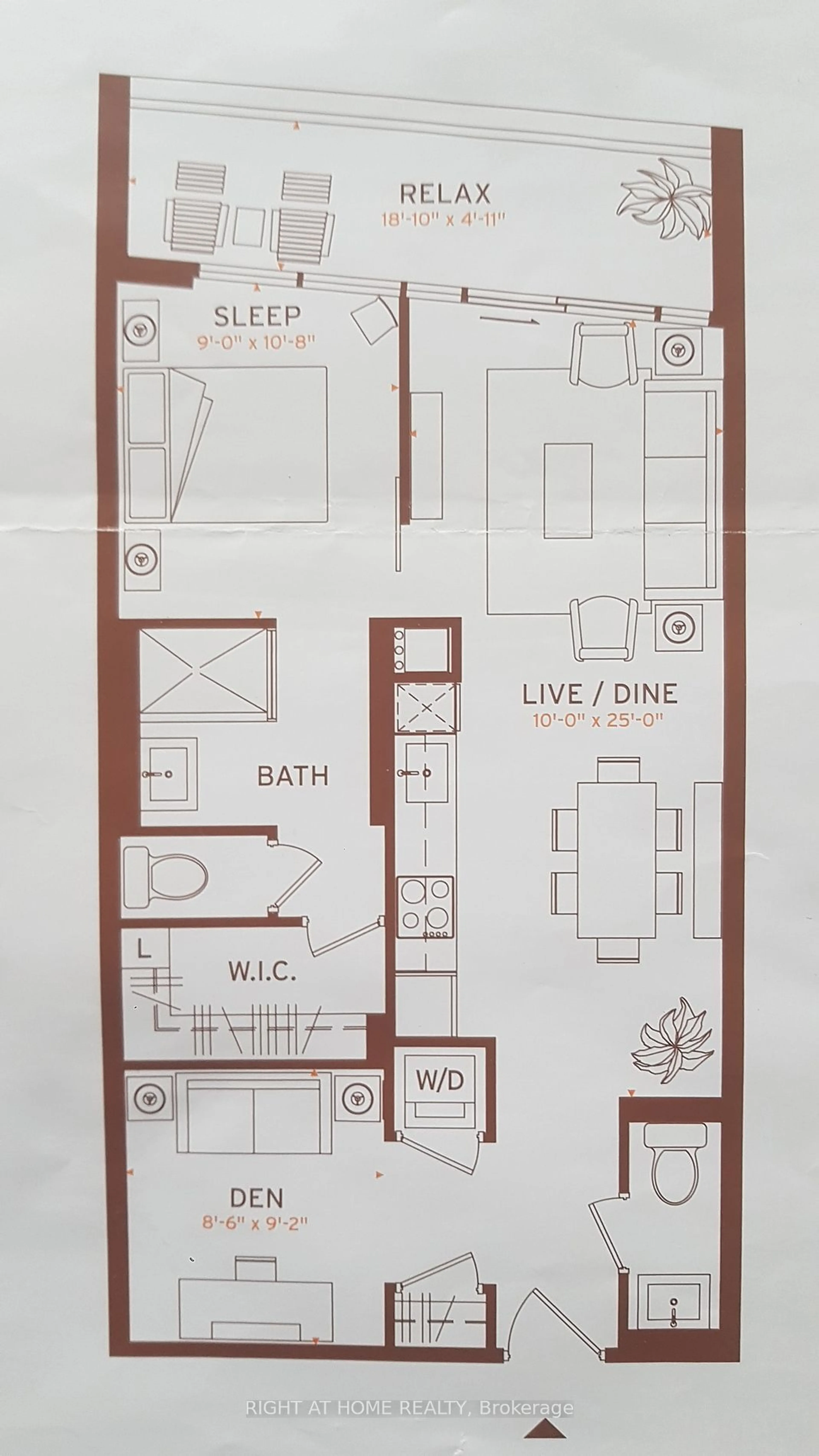 Floor plan for 320 Richmond St #411, Toronto Ontario M5A 1P9