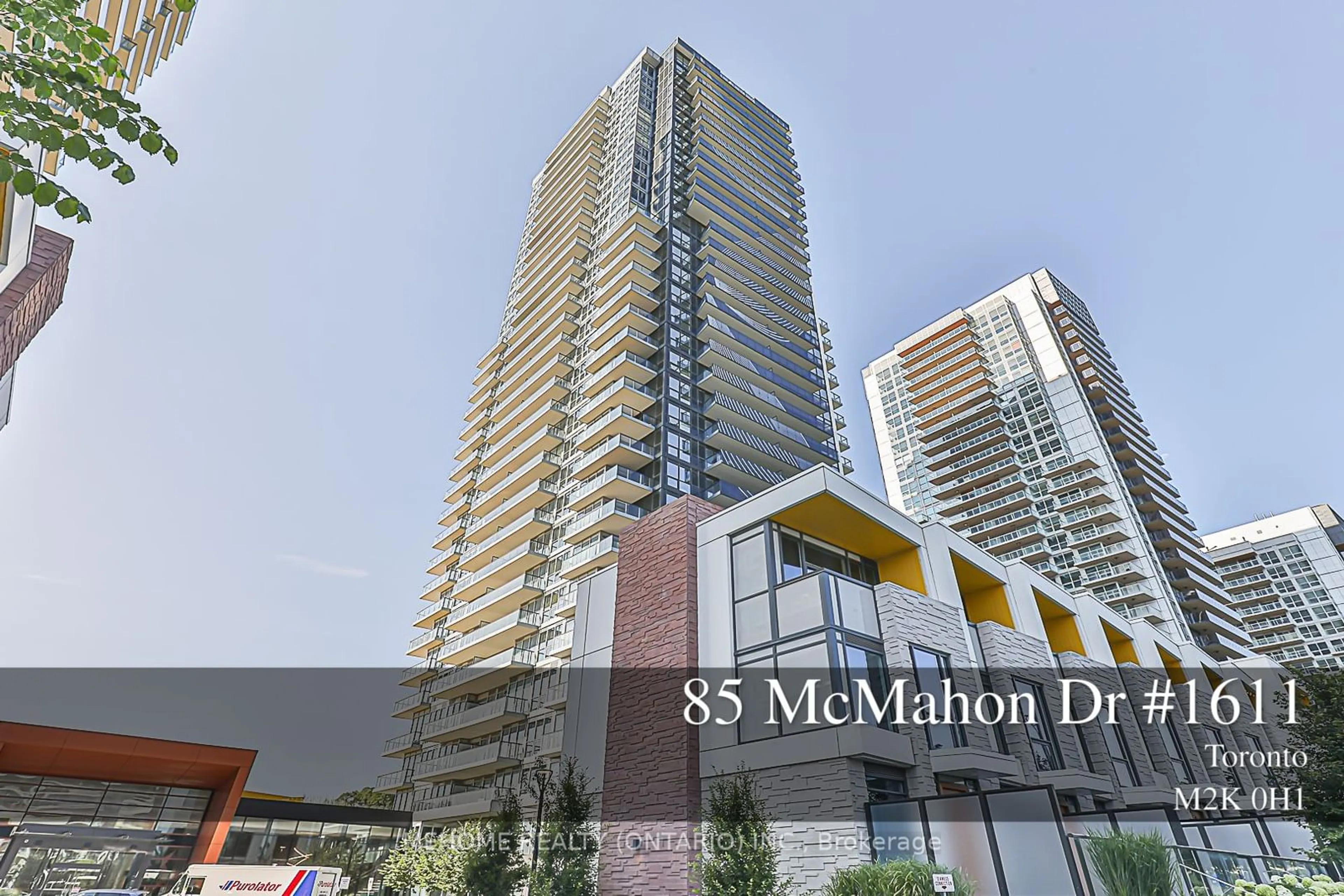 A pic from exterior of the house or condo for 85 McMahon Dr #1611, Toronto Ontario M2K 0H1