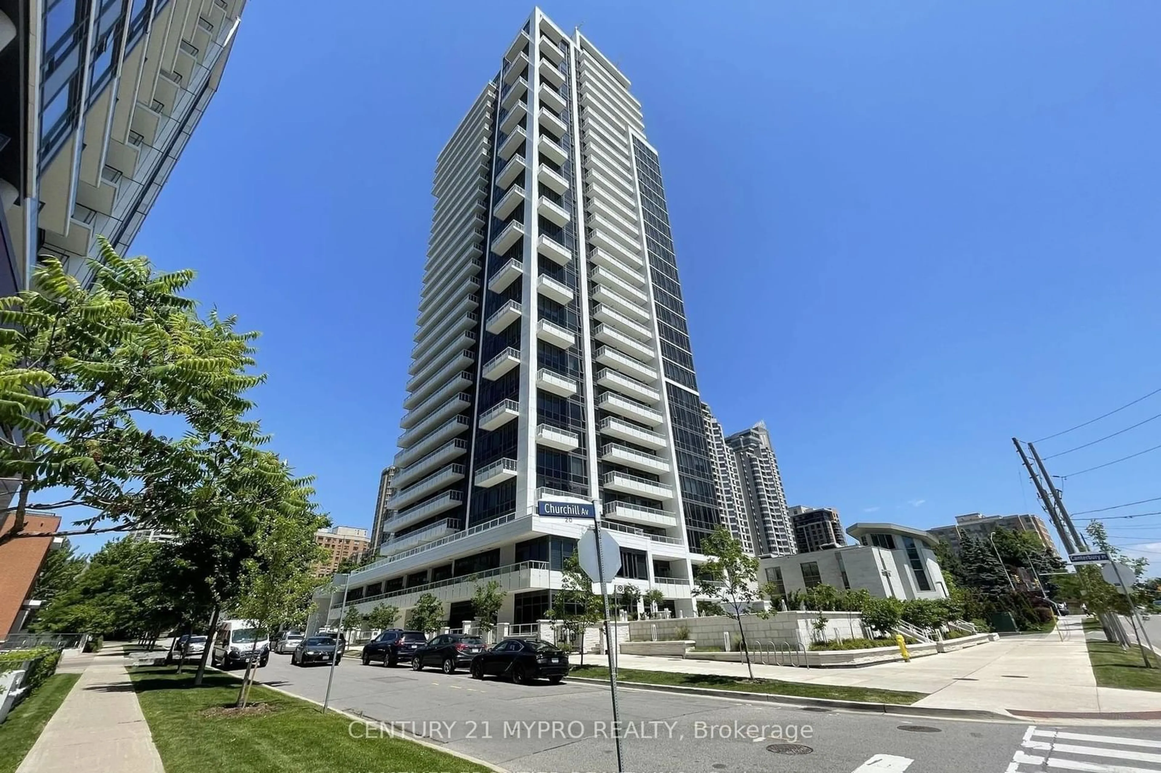 A pic from exterior of the house or condo for 75 Canterbury Pl #615, Toronto Ontario M2N 0L2