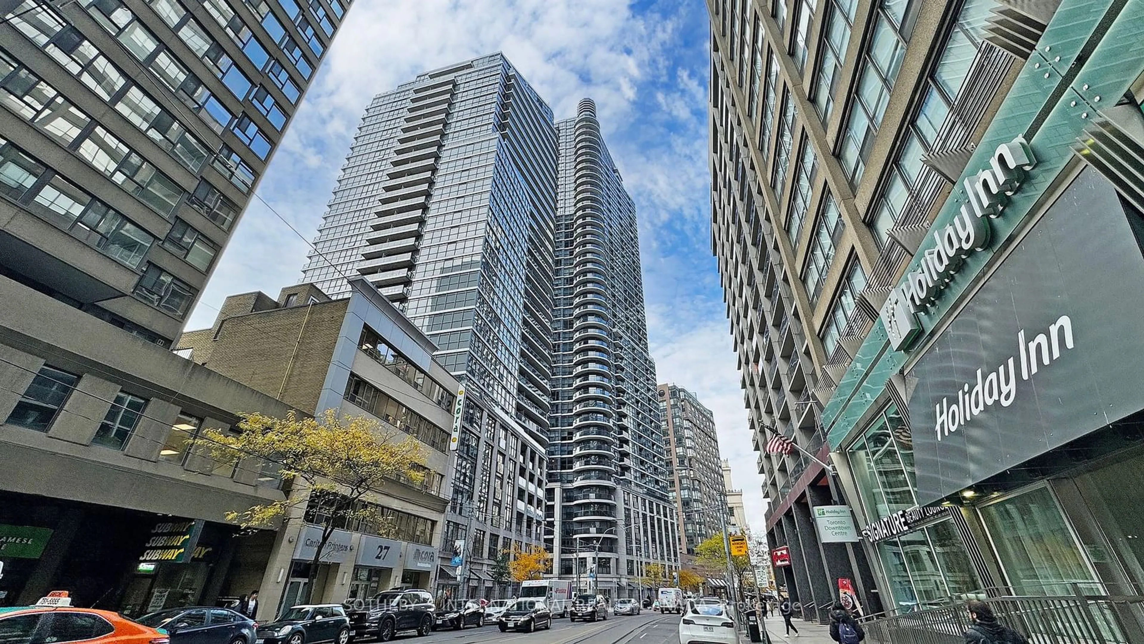 A pic from exterior of the house or condo for 25 Carlton St #2203, Toronto Ontario M5B 1L4