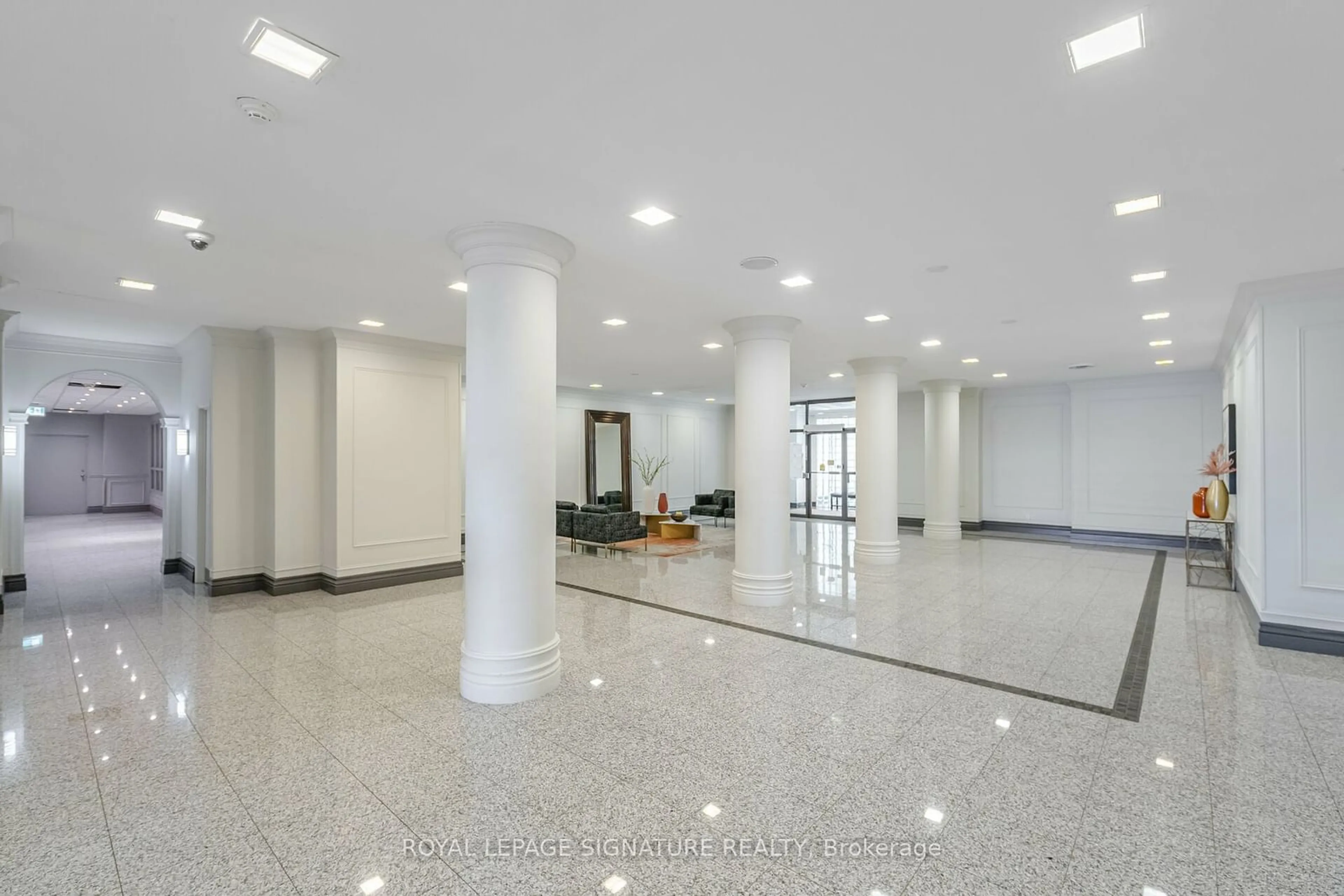 Indoor lobby for 7 Bishop Ave #1002, Toronto Ontario M2M 4J4