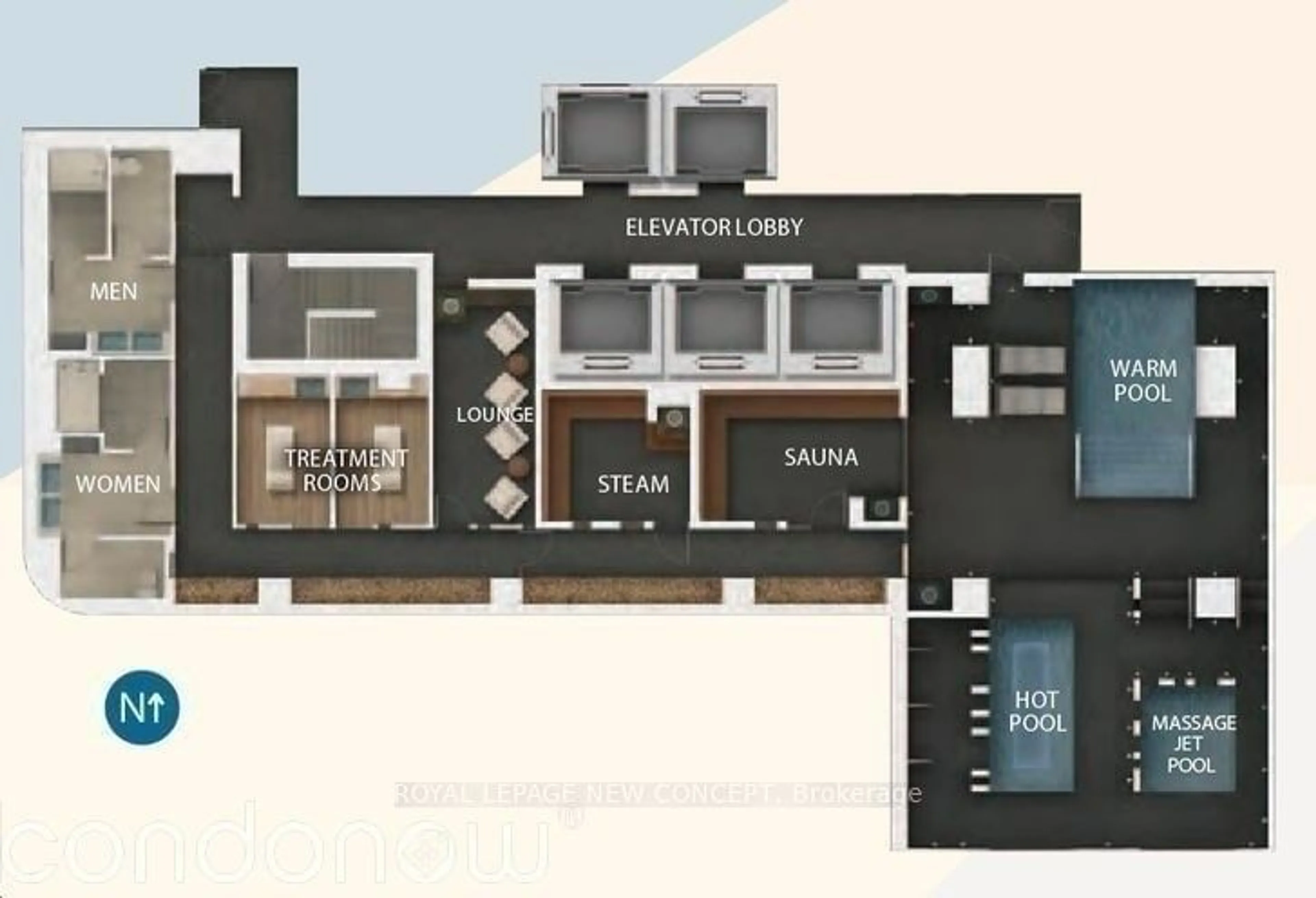 Floor plan for 2221 Yonge St #1002, Toronto Ontario M4S 2B4