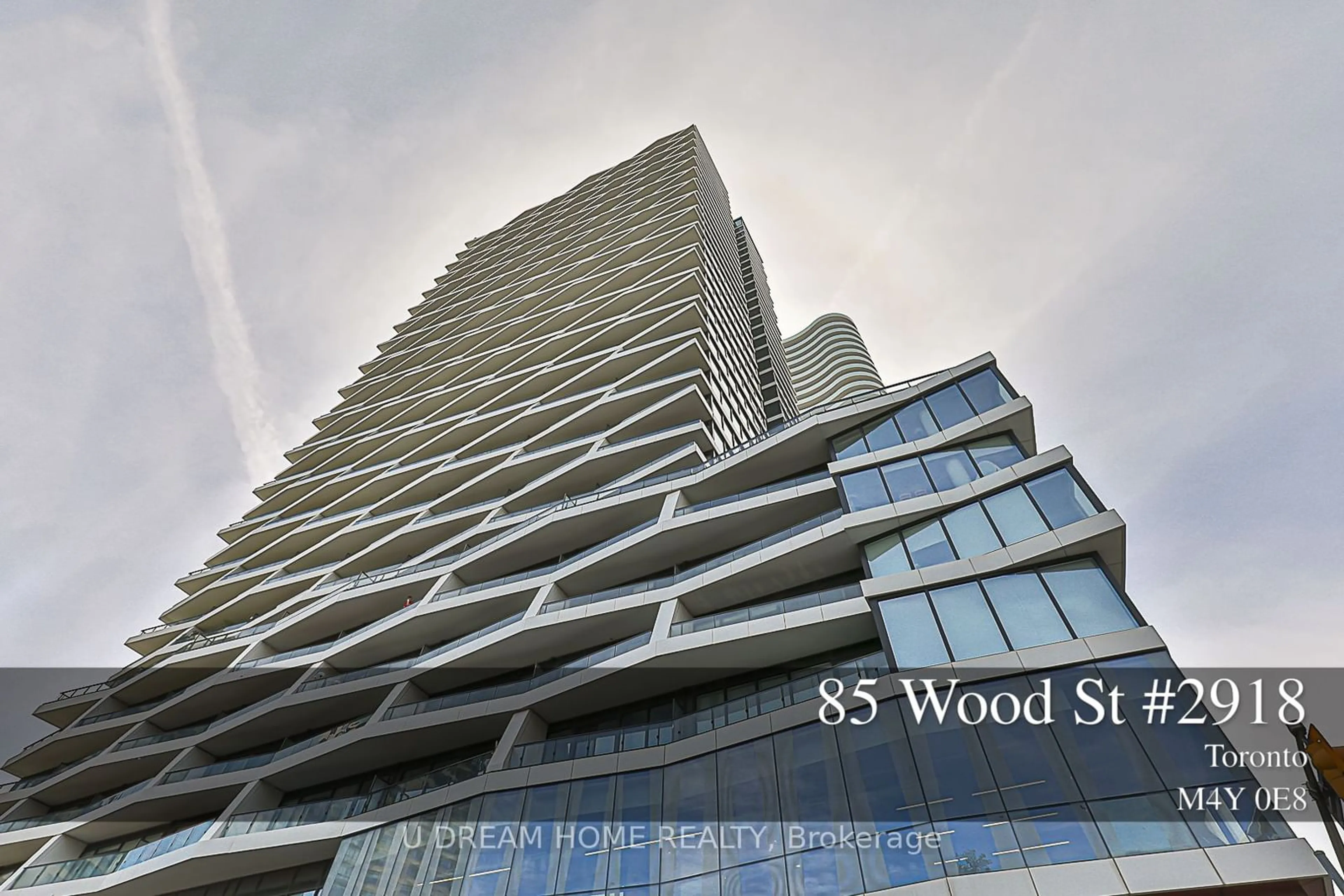 A pic from exterior of the house or condo for 85 Wood St #2918, Toronto Ontario M4Y 0E8