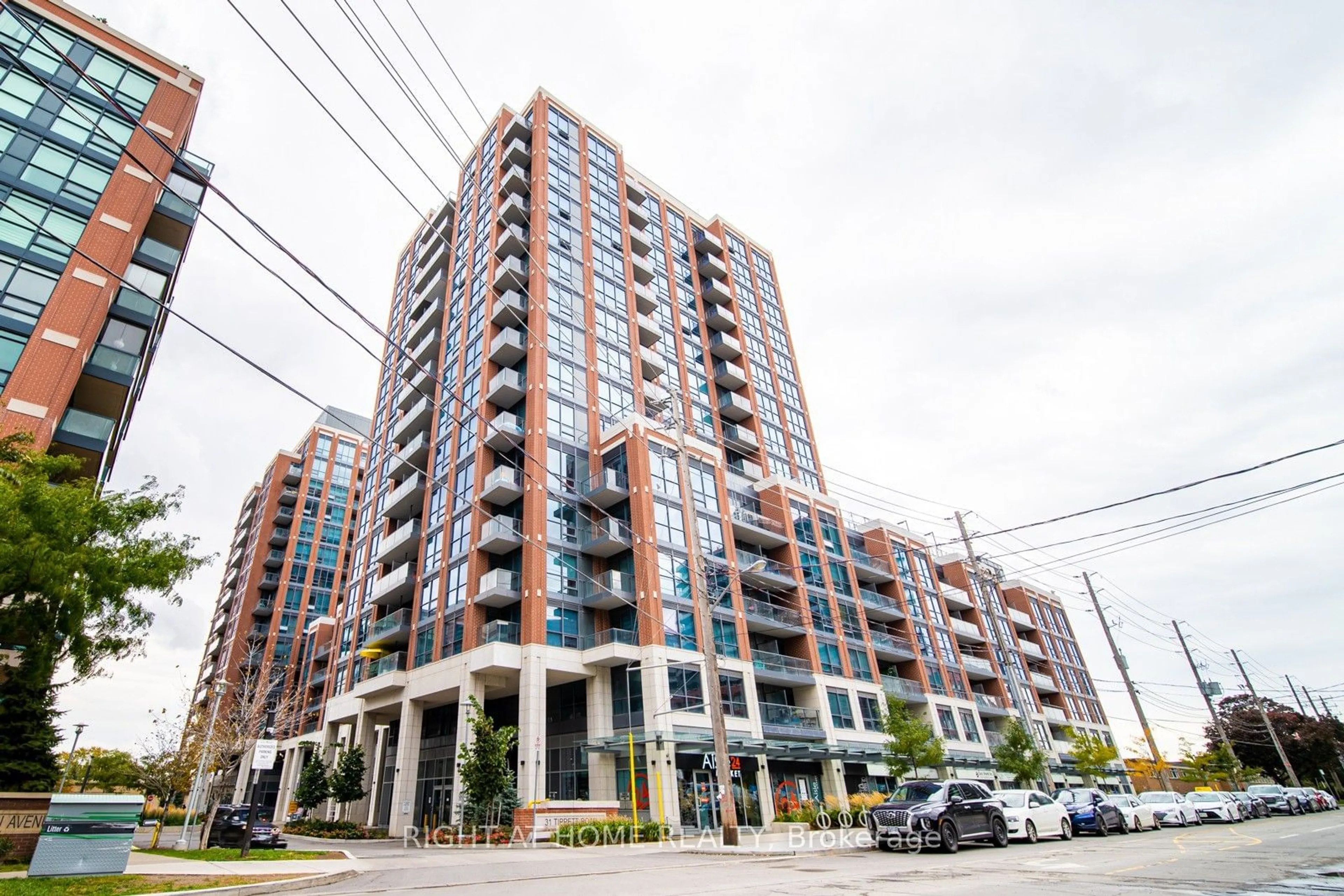 A pic from exterior of the house or condo for 31 Tippett Rd #535, Toronto Ontario M3H 0C8