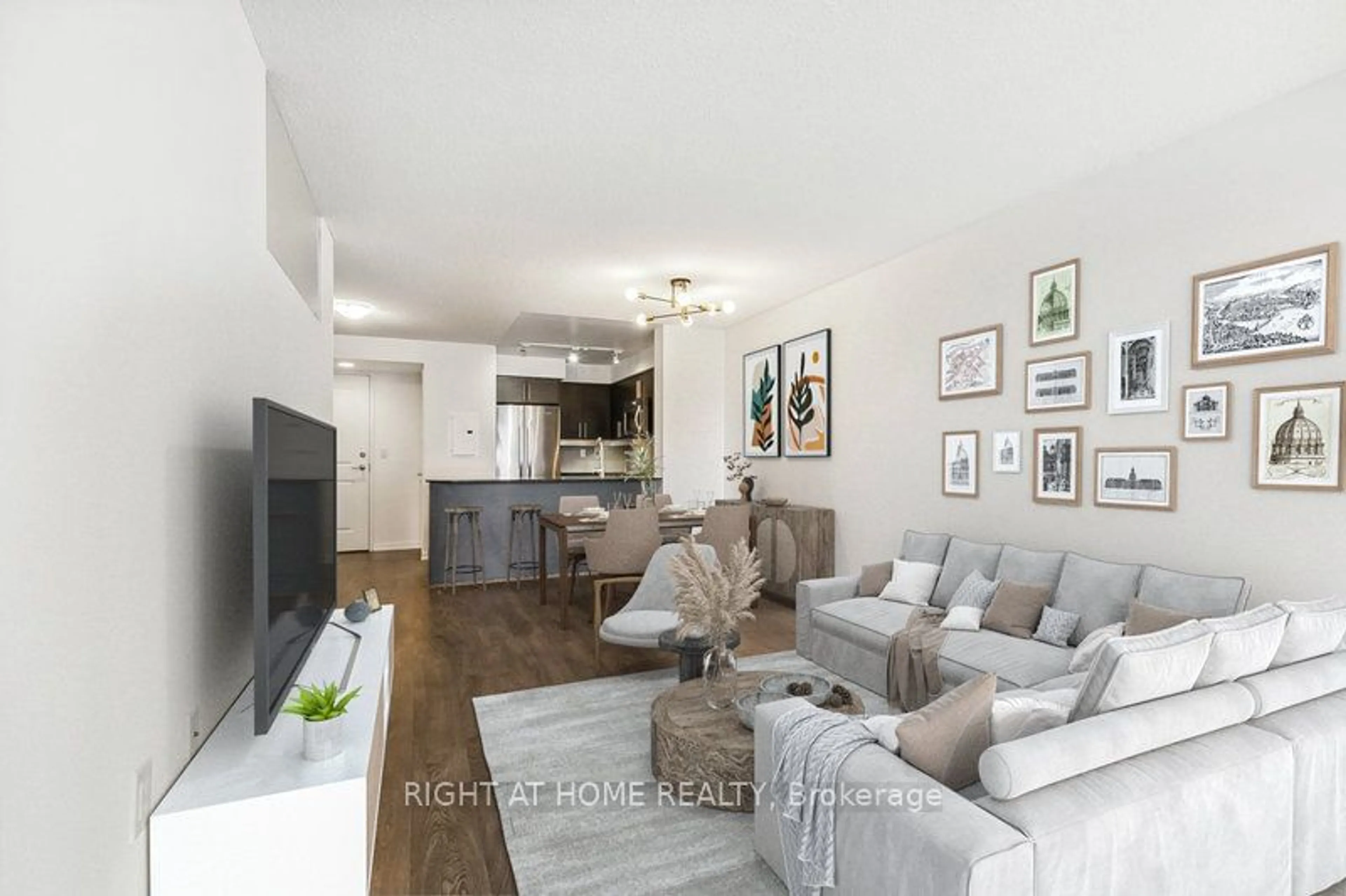 Living room for 125 Western Battery Rd #809, Toronto Ontario M6K 3R8