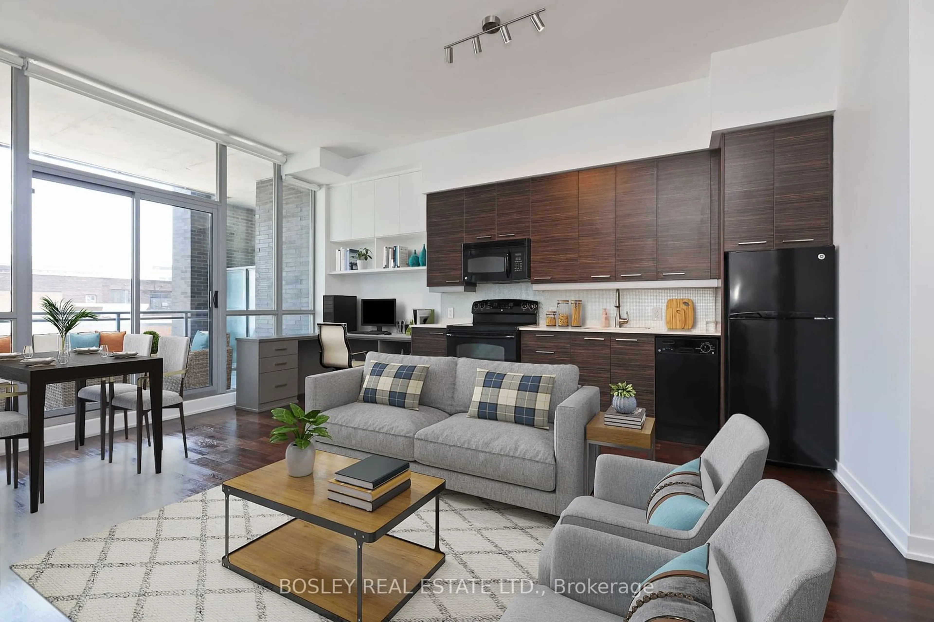 Living room for 510 King St #328, Toronto Ontario M5A 1M1