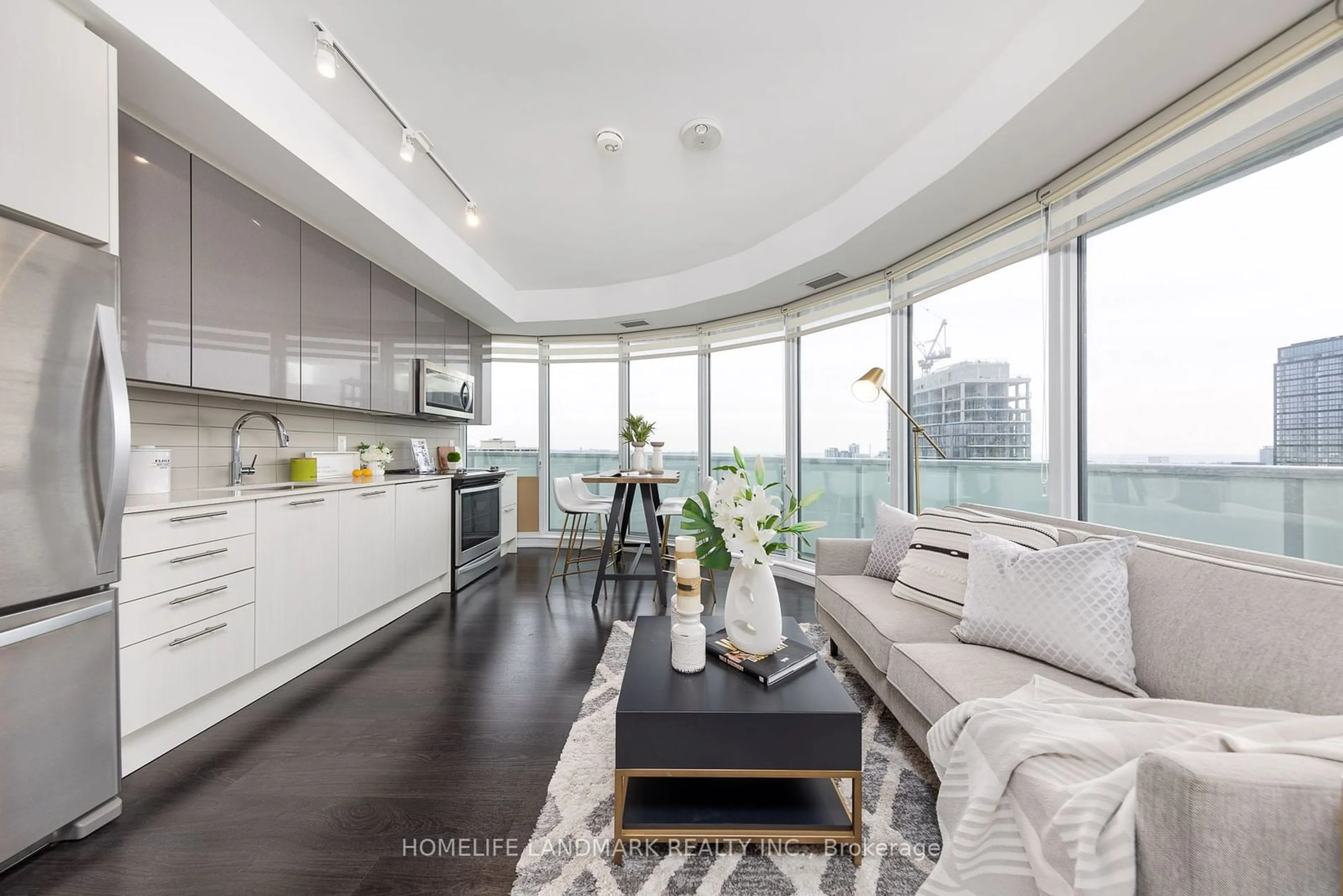 Contemporary kitchen for 403 Church St #2812, Toronto Ontario M4Y 0C9