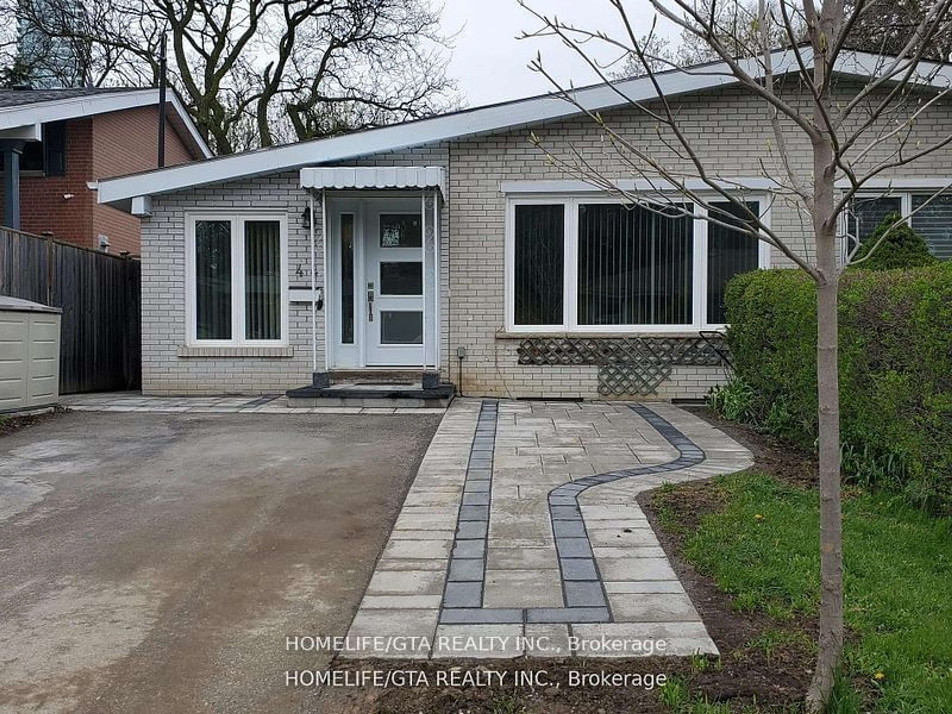 Home with brick exterior material for 44 Northey Dr, Toronto Ontario M2L 2S9