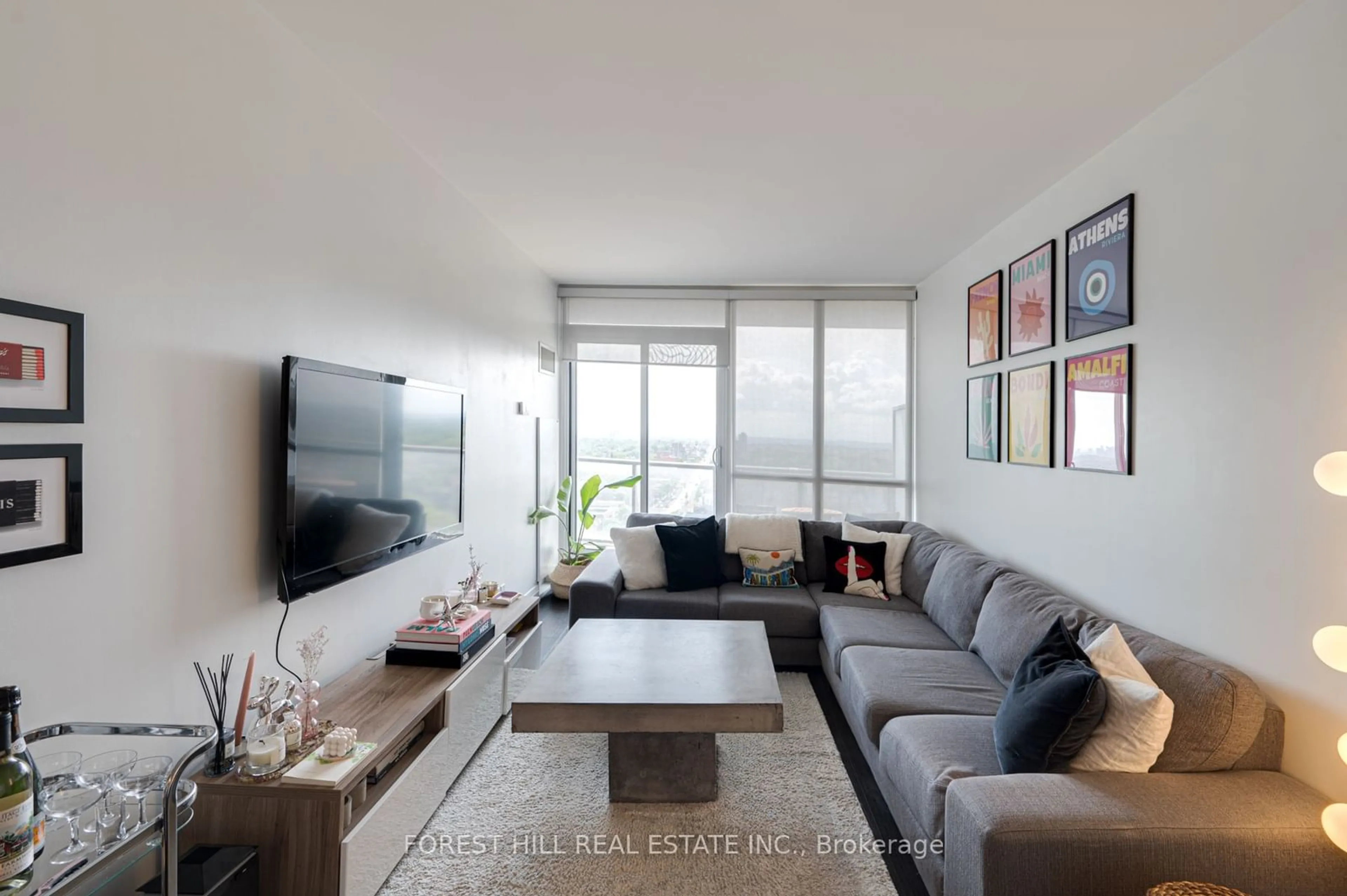 Living room for 530 St.Clair Ave #1401, Toronto Ontario M6C 0A2