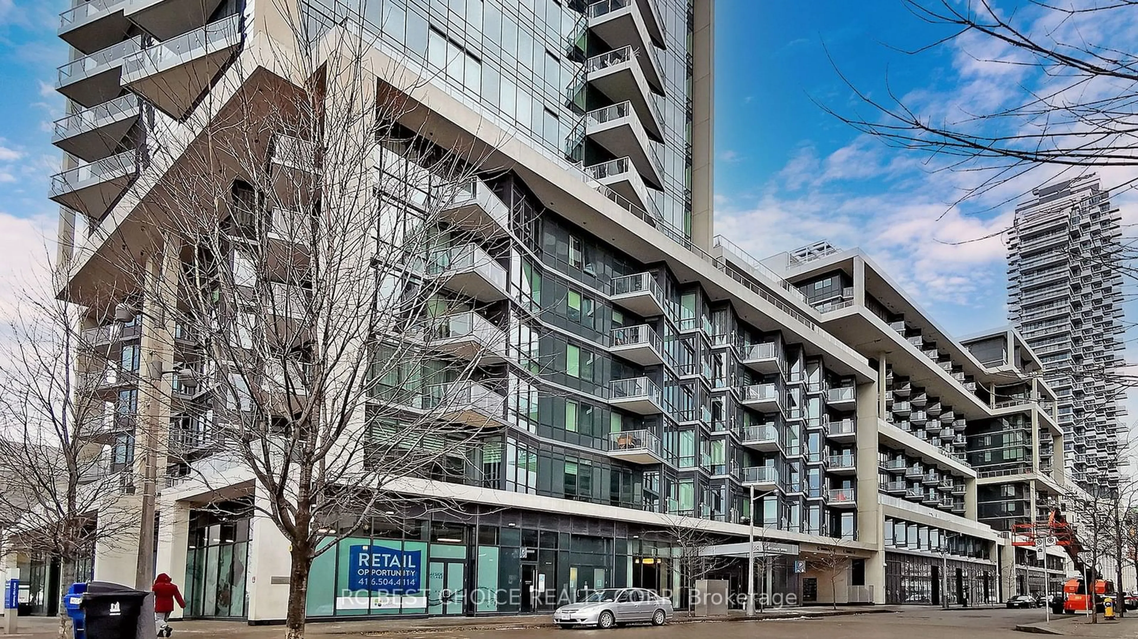 A pic from exterior of the house or condo, the front or back of building for 55 Merchants' Wharf St #723, Toronto Ontario M5A 0P2