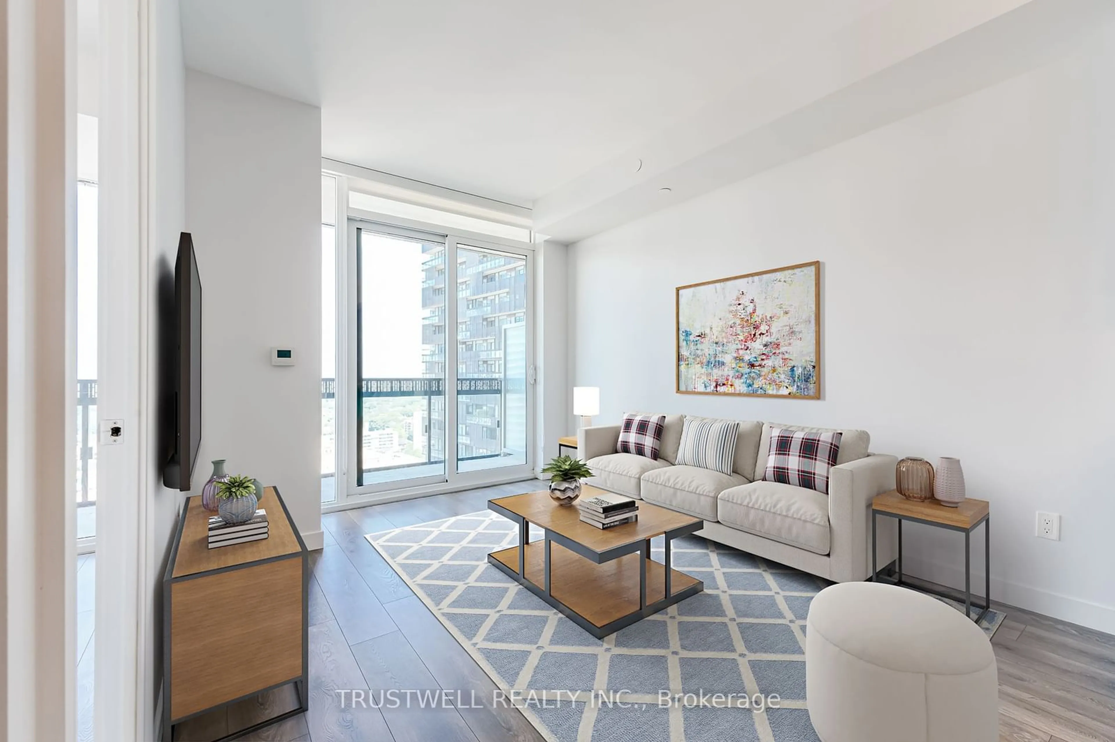 Living room for 8 Eglinton Ave #2106, Toronto Ontario M4P 0C1