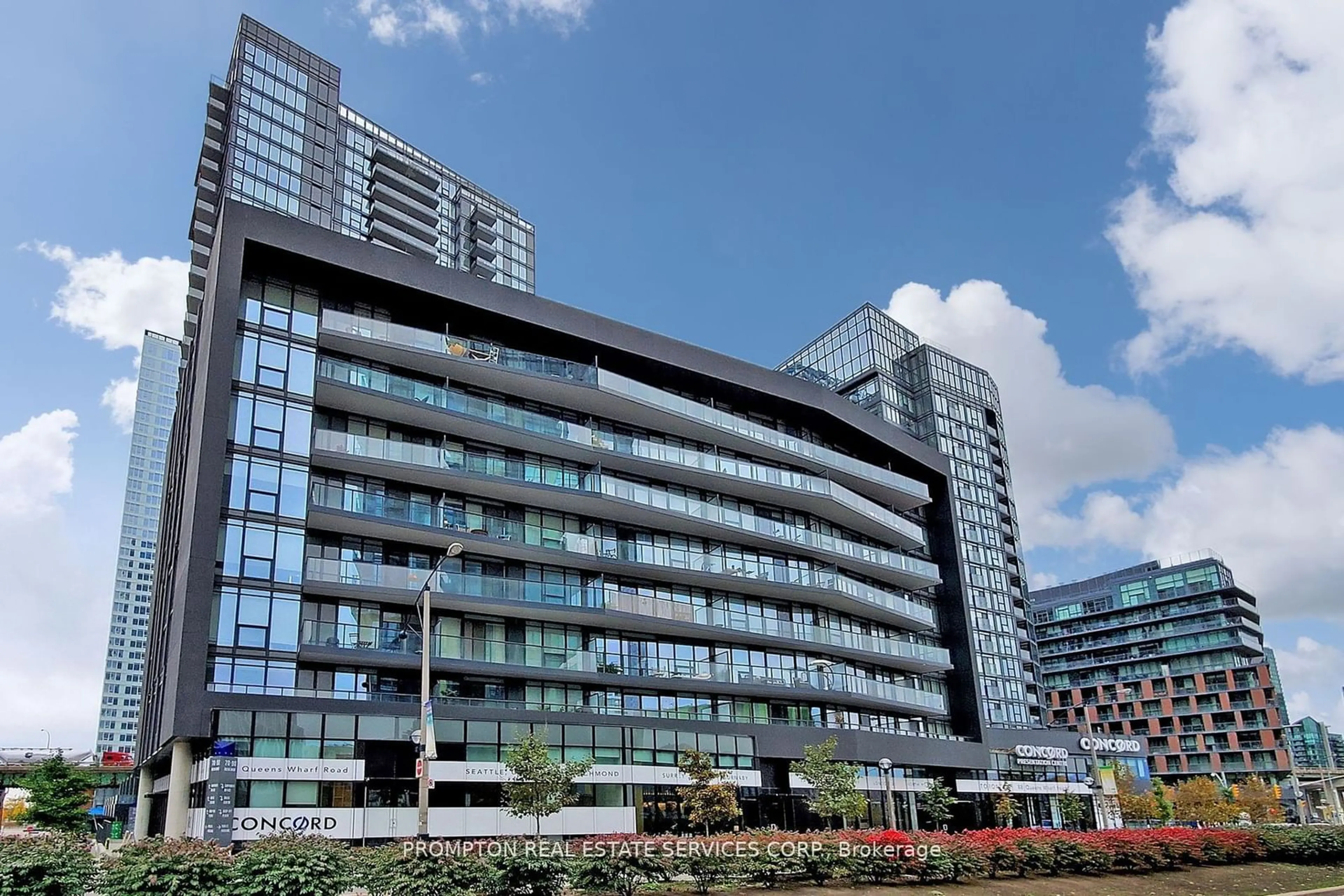 A pic from exterior of the house or condo for 90 Queens  Wharf Rd #206, Toronto Ontario M5V 0J4