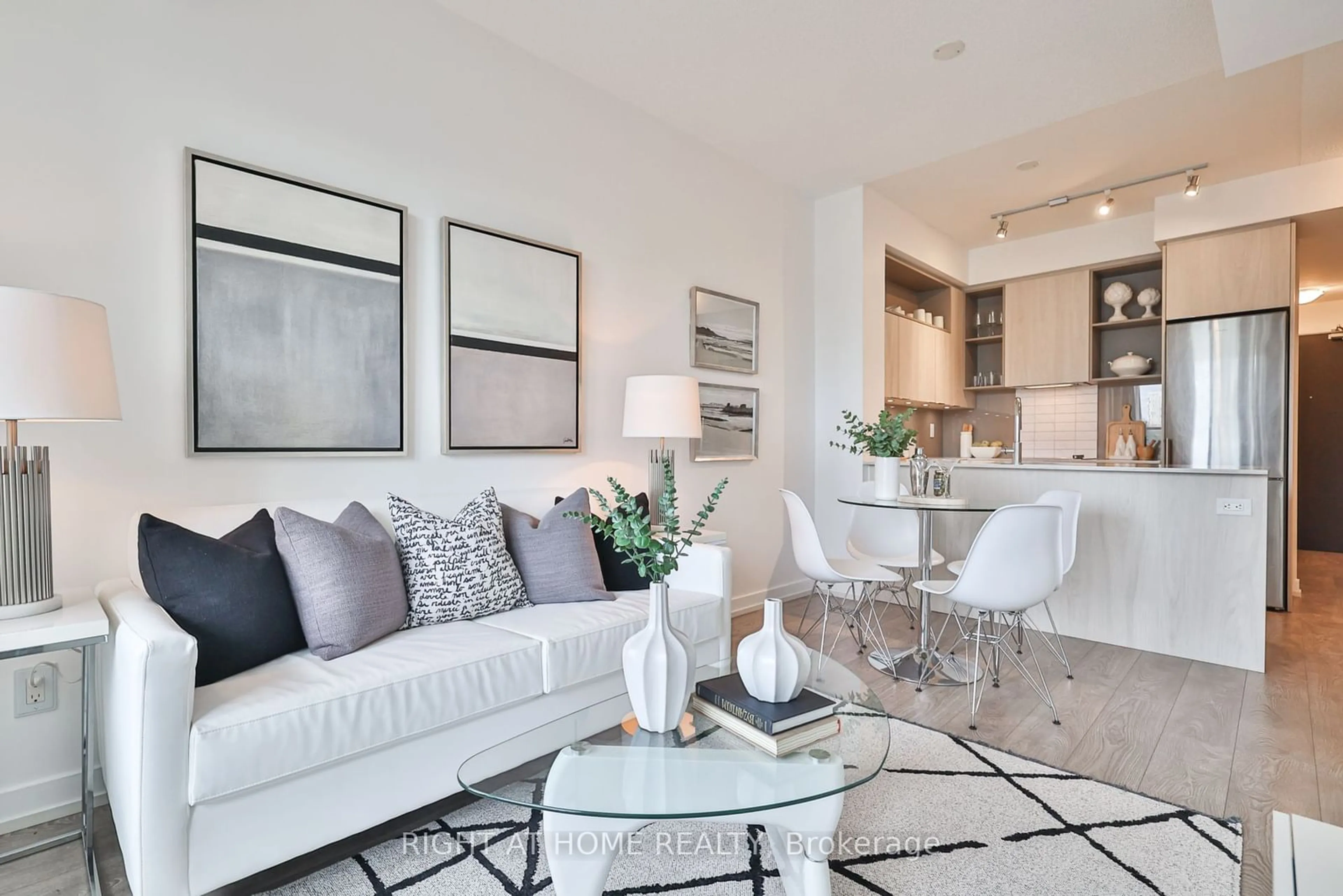 Living room for 200 Sackville St #308, Toronto Ontario M5A 0B9