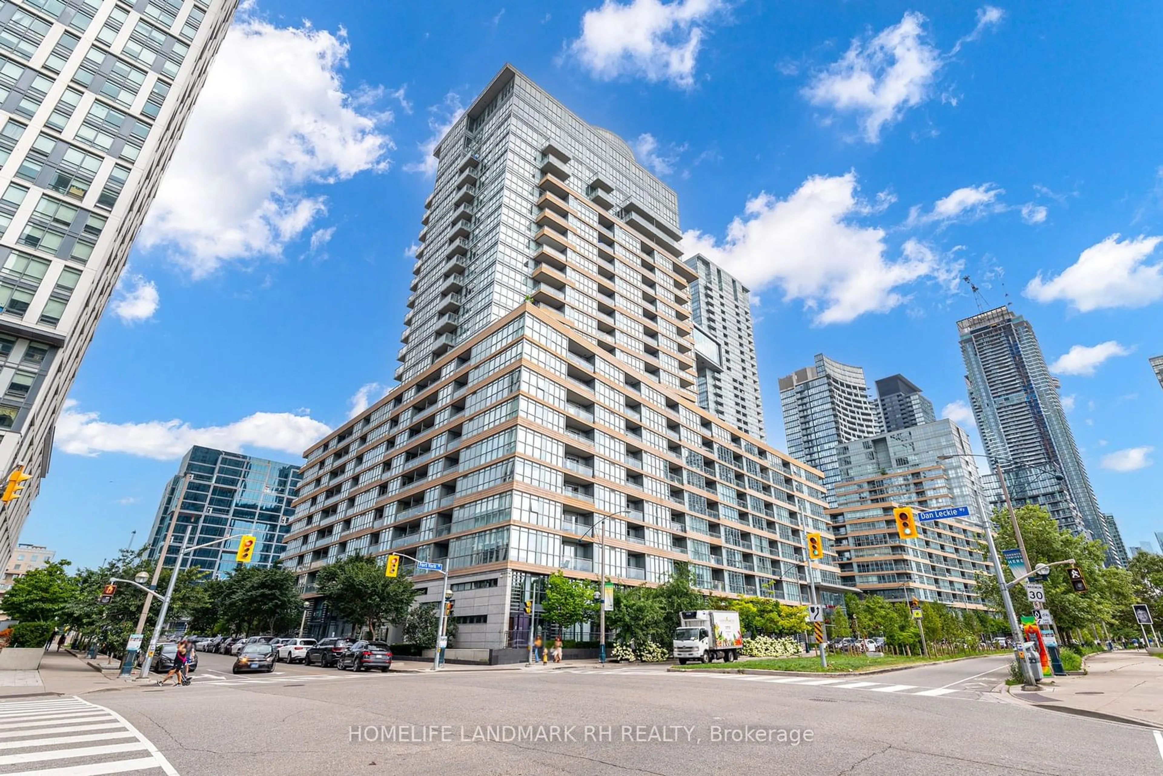 A pic from exterior of the house or condo for 151 Dan Leckie Way #2202, Toronto Ontario M5V 4B2