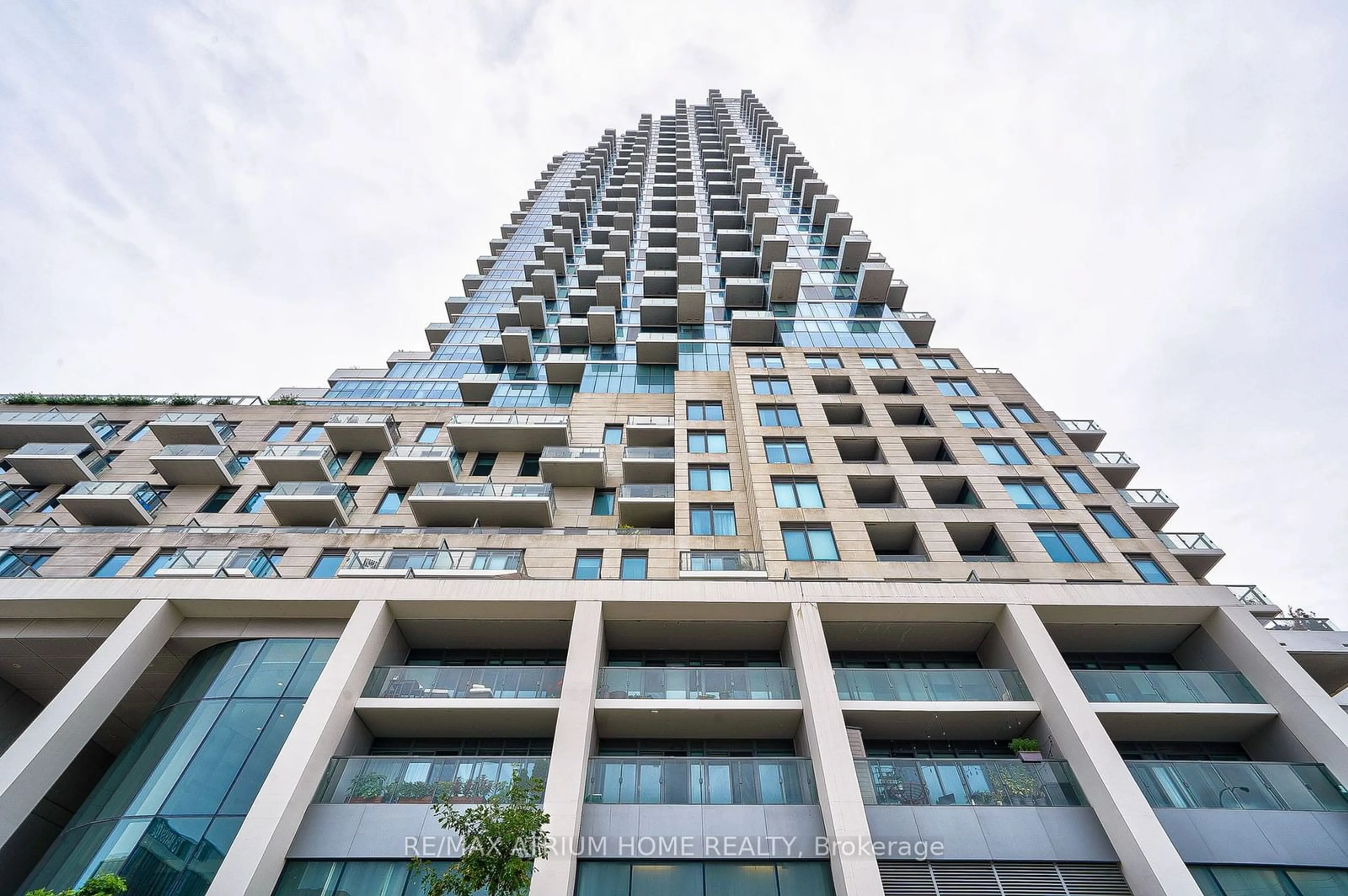 A pic from exterior of the house or condo for 16 Bonnycastle St #1402, Toronto Ontario M5A 0C9