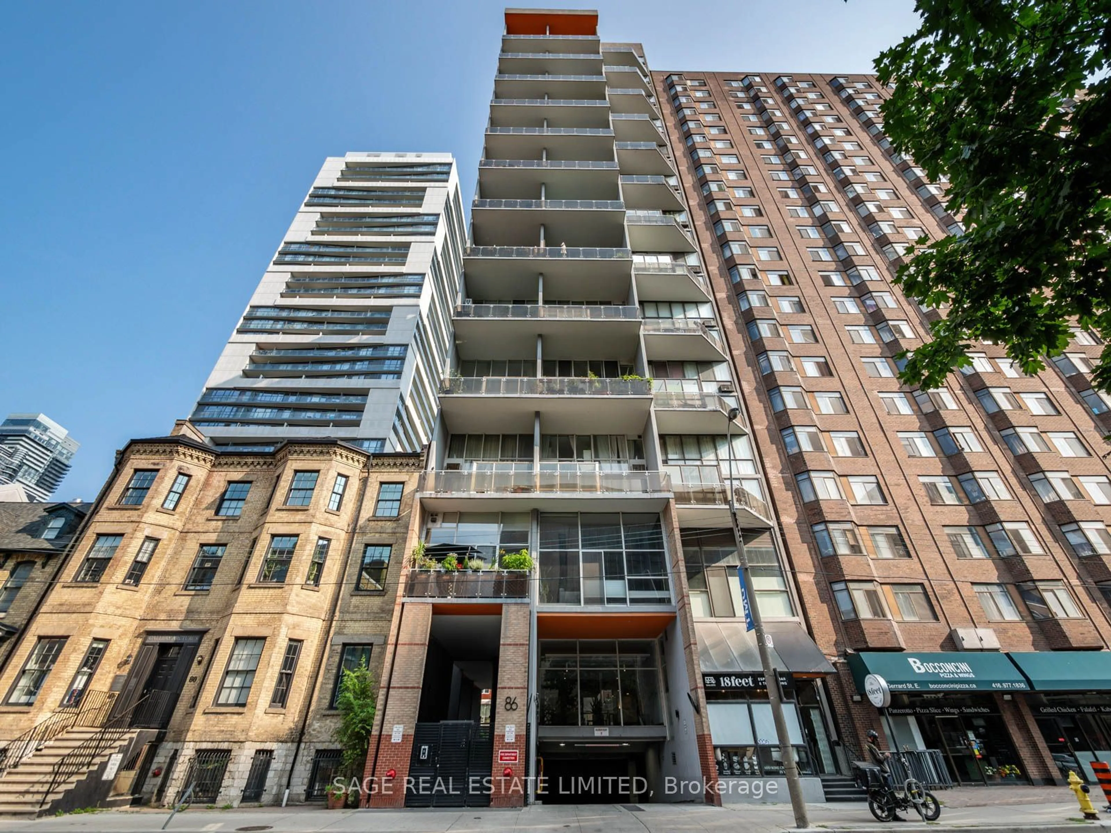 A pic from exterior of the house or condo for 86 Gerrard St #4D, Toronto Ontario M5B 2J1