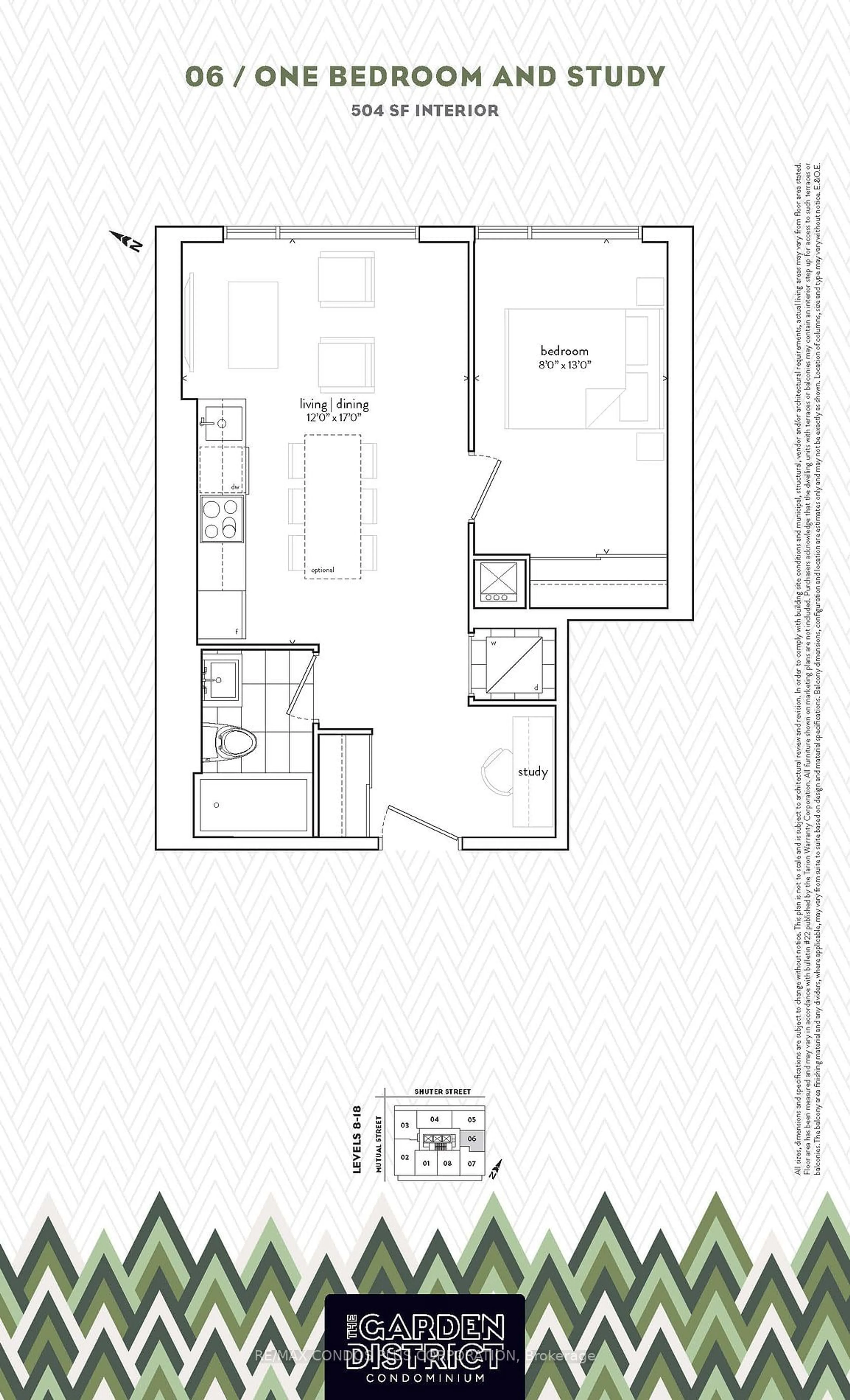 Floor plan for 47 Mutual St #906, Toronto Ontario M5B 0C6