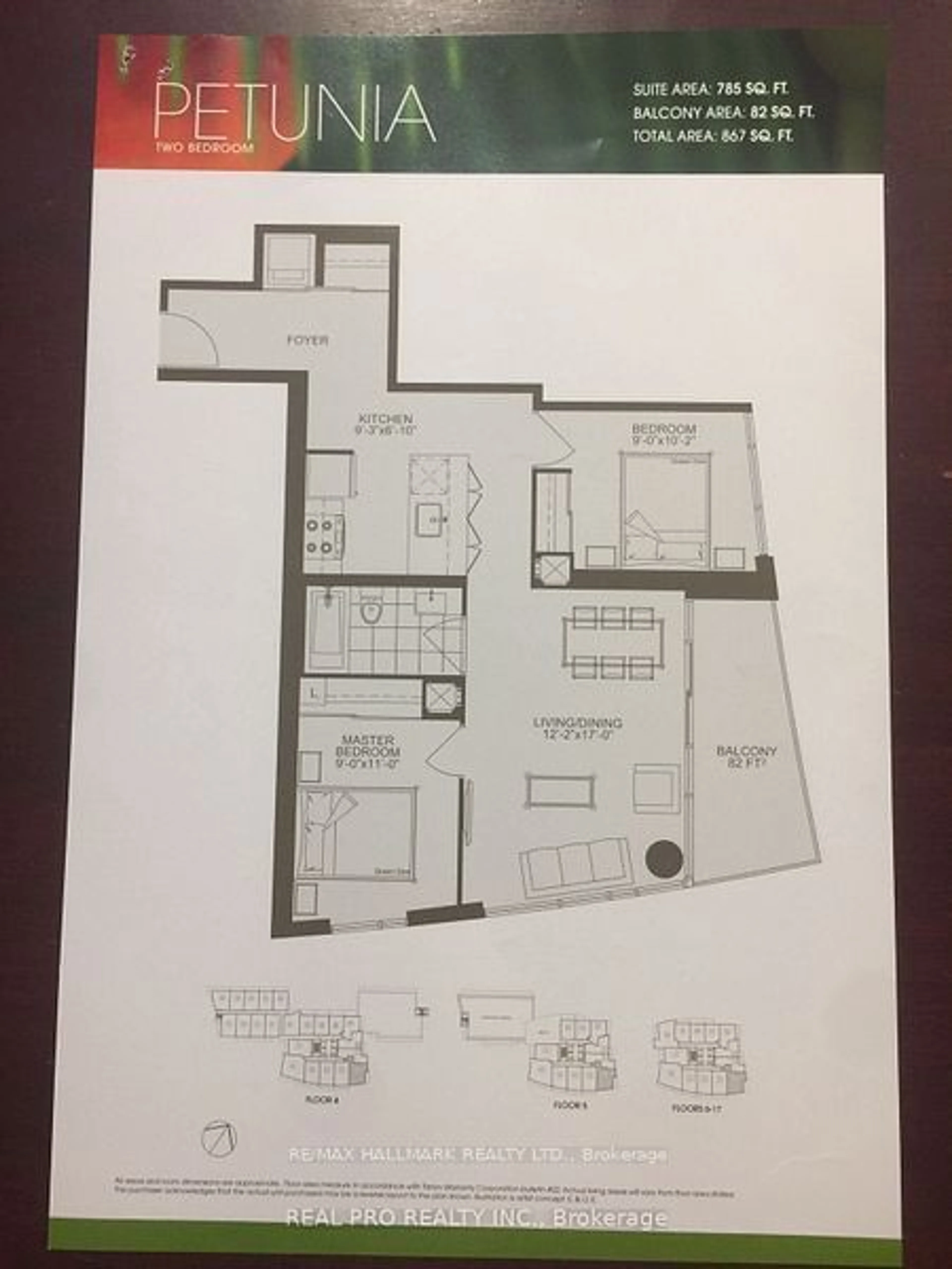 Floor plan for 70 Forest Manor Rd #1402, Toronto Ontario M2J 0A9