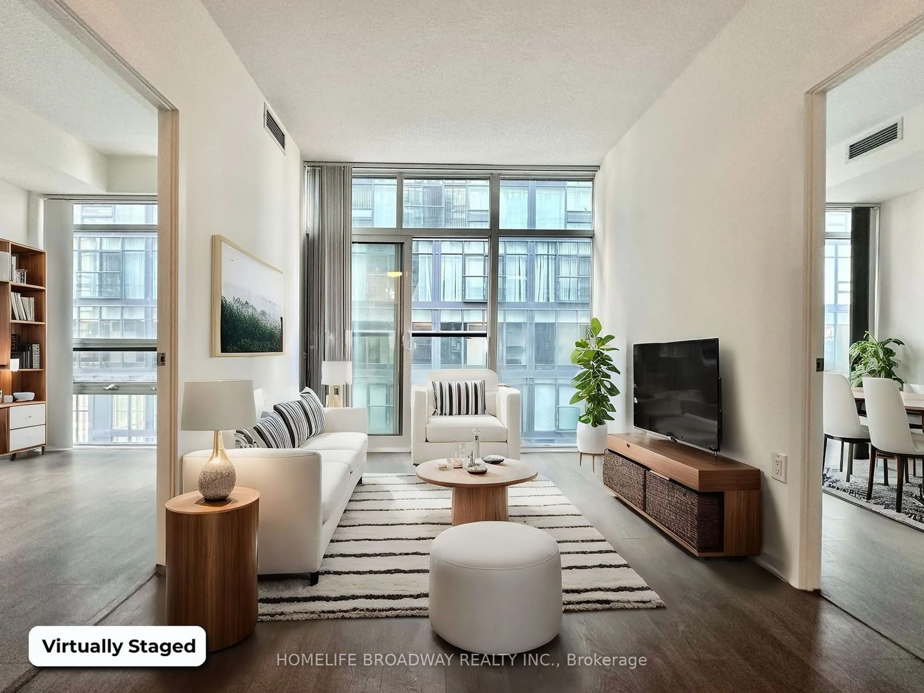 Living room for 36 Lisgar St #1506W, Toronto Ontario M6J 3G2