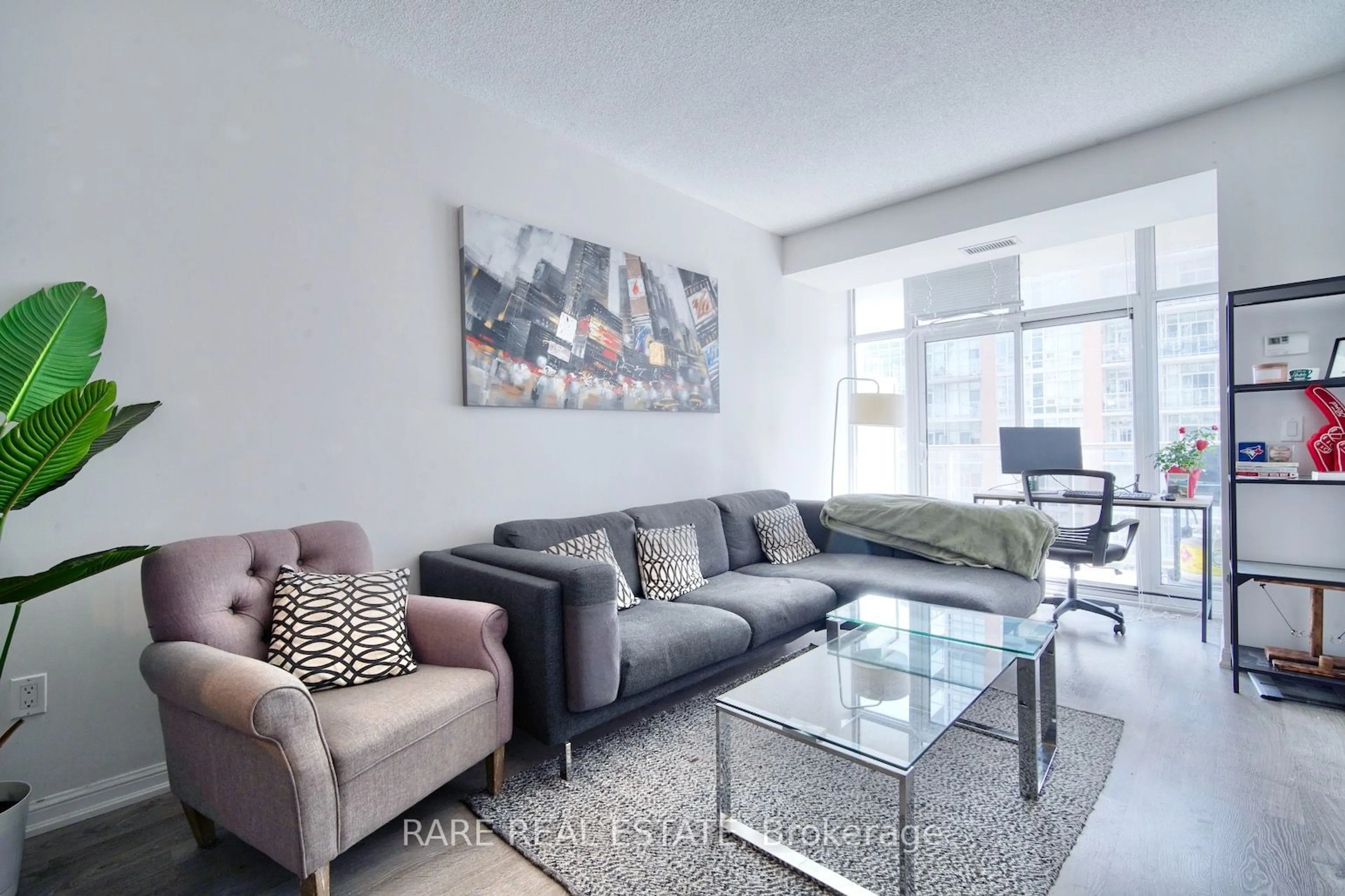 Living room for 85 East Liberty St #1710, Toronto Ontario M6K 3R4