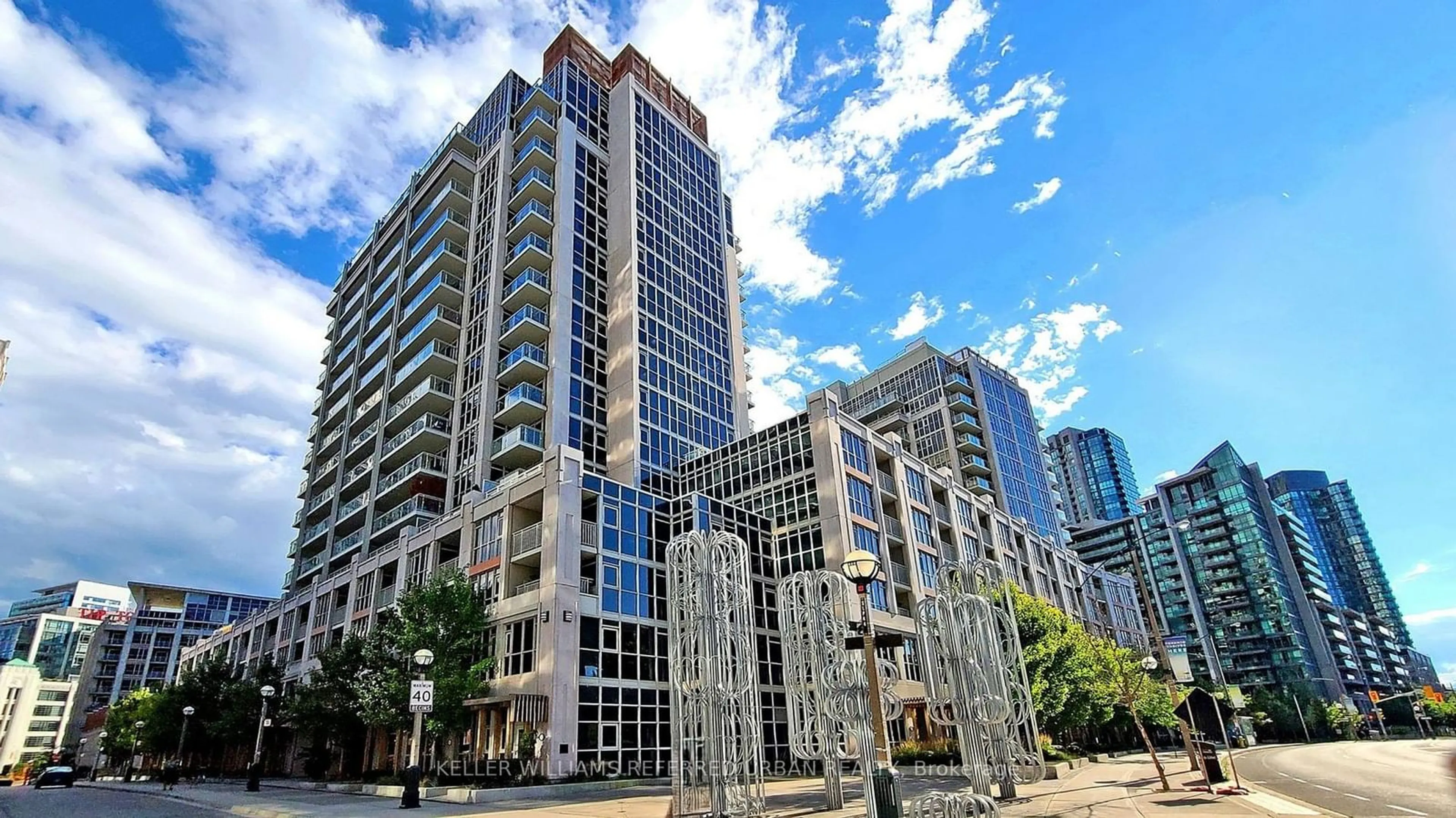 A pic from exterior of the house or condo for 38 Grand Magazine St #741, Toronto Ontario M5V 0B1