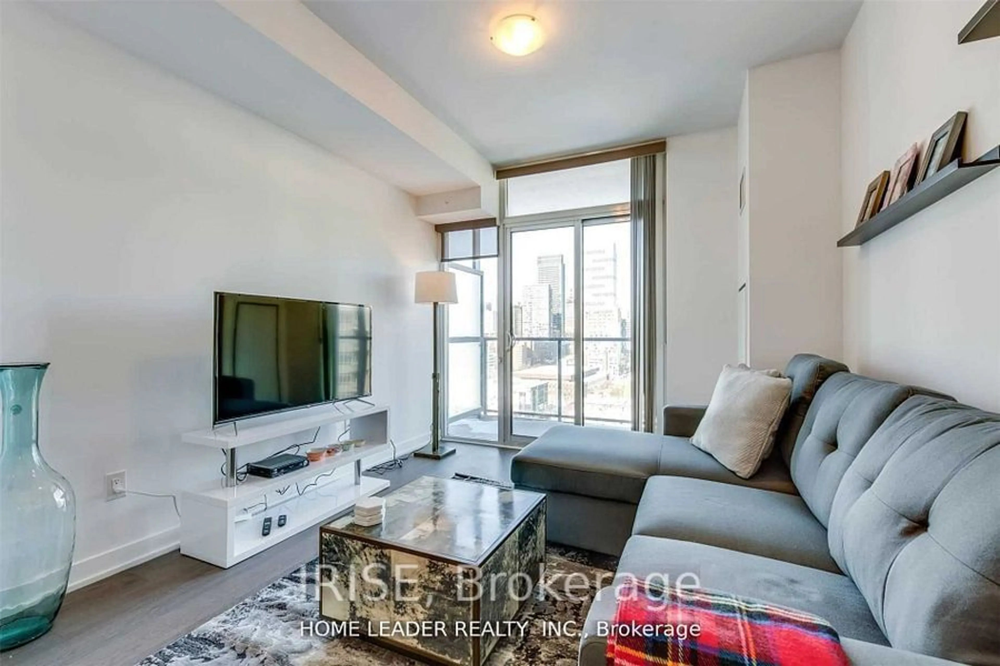 Living room for 105 George St #703, Toronto Ontario M5A 0L4