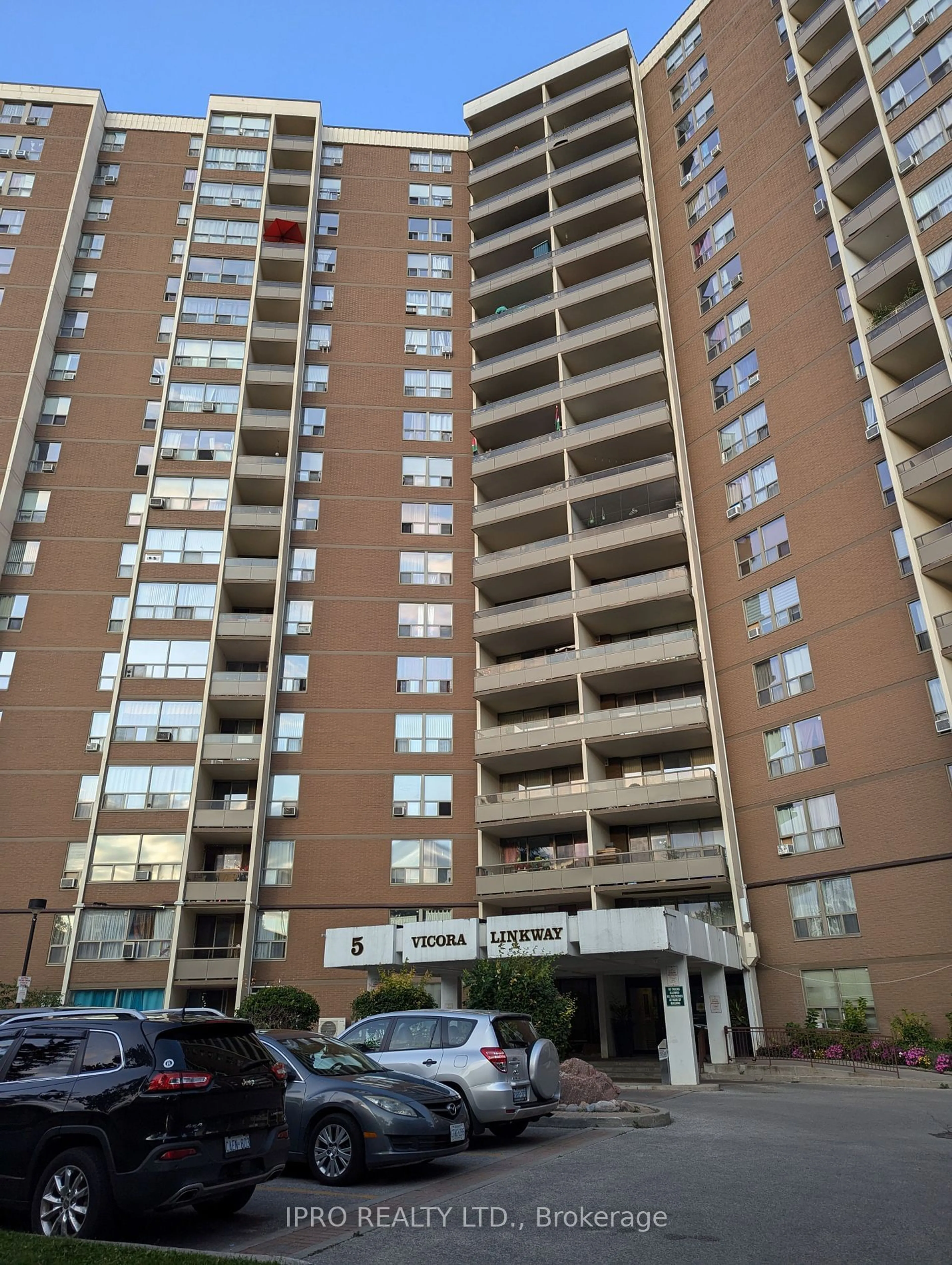 A pic from exterior of the house or condo for 5 Vicora Linkway #311, Toronto Ontario M3C 1A4