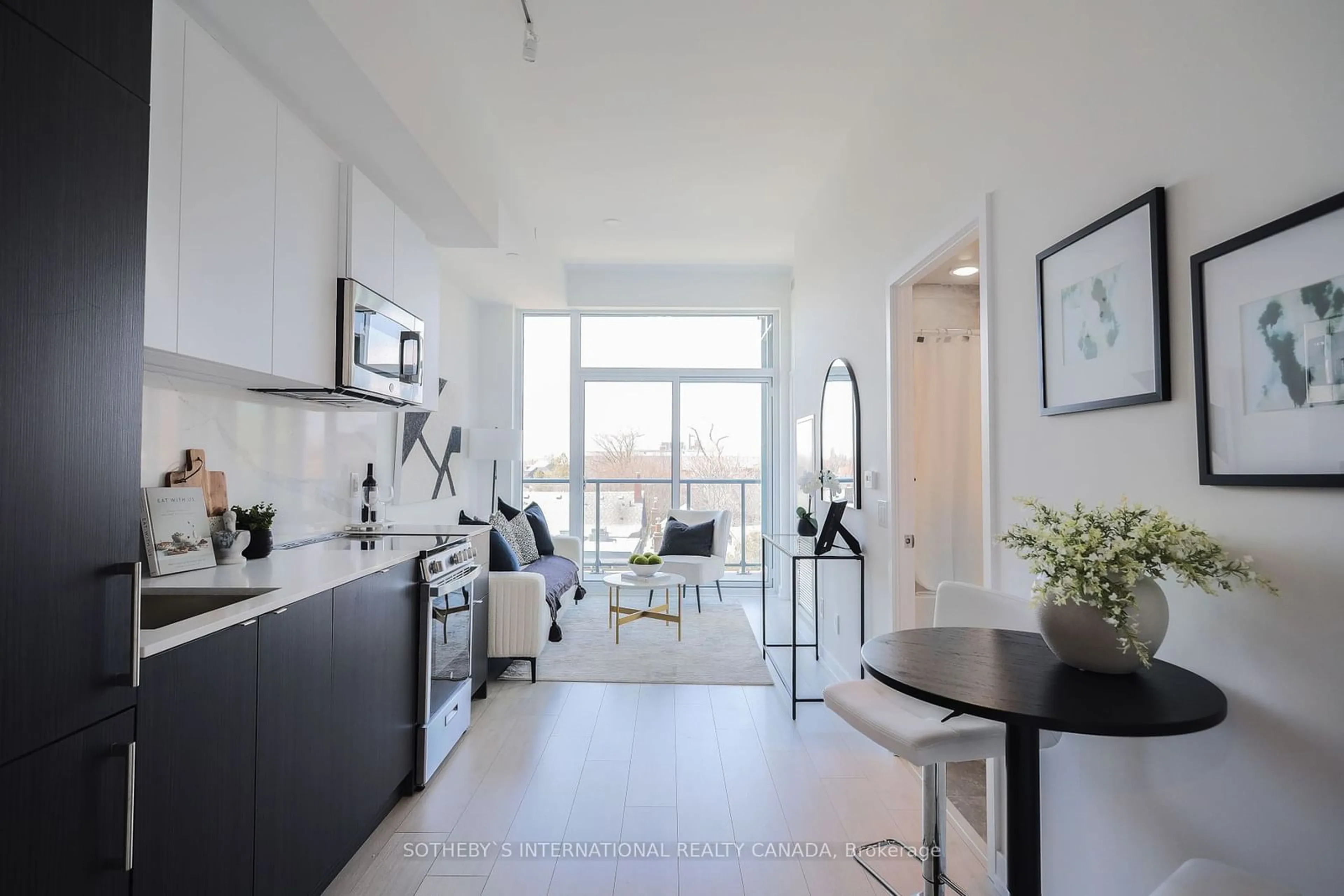 Contemporary kitchen for 500 Dupont St #308, Toronto Ontario M6G 0B8