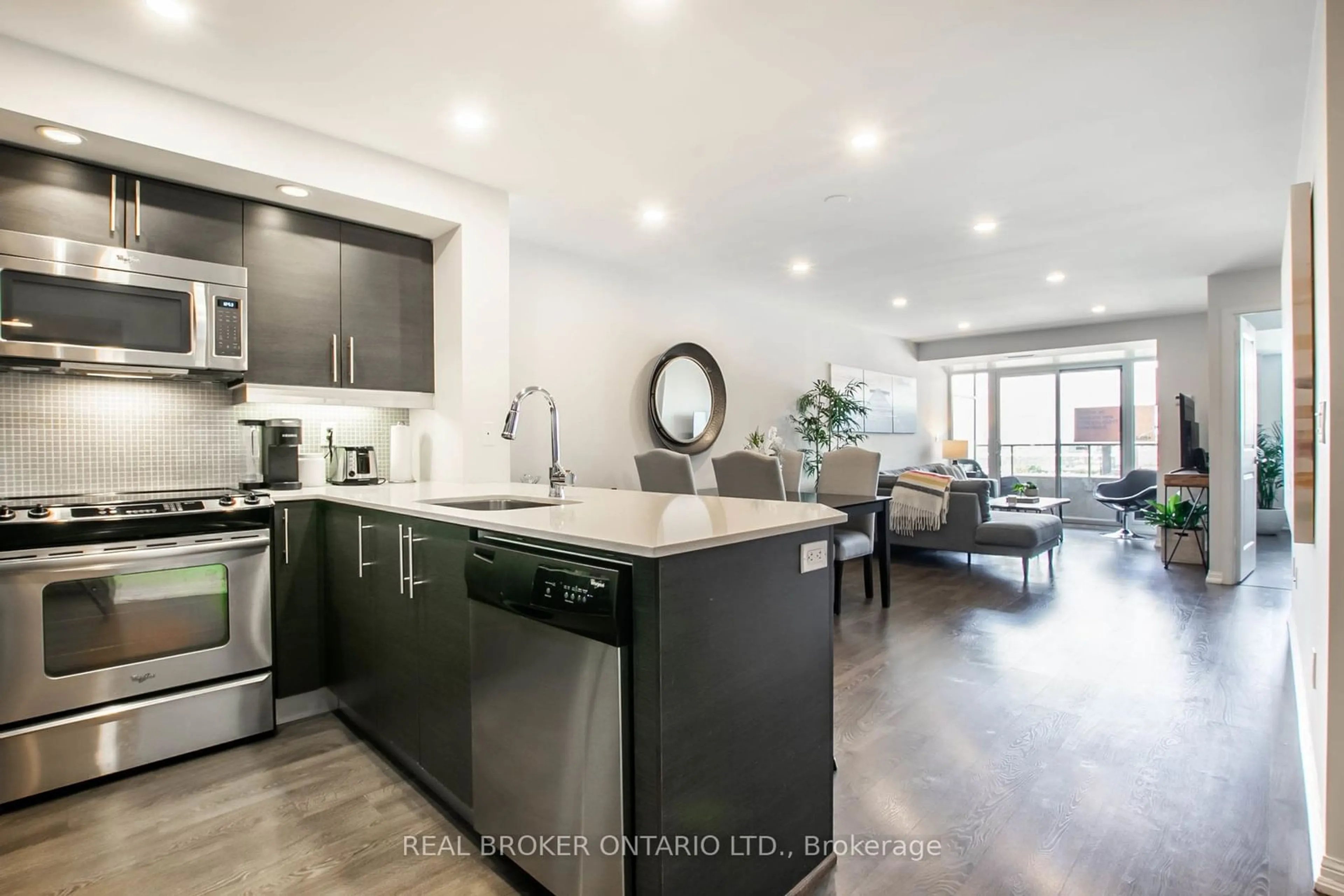 Contemporary kitchen for 85 East Liberty St #701, Toronto Ontario M6K 3R4