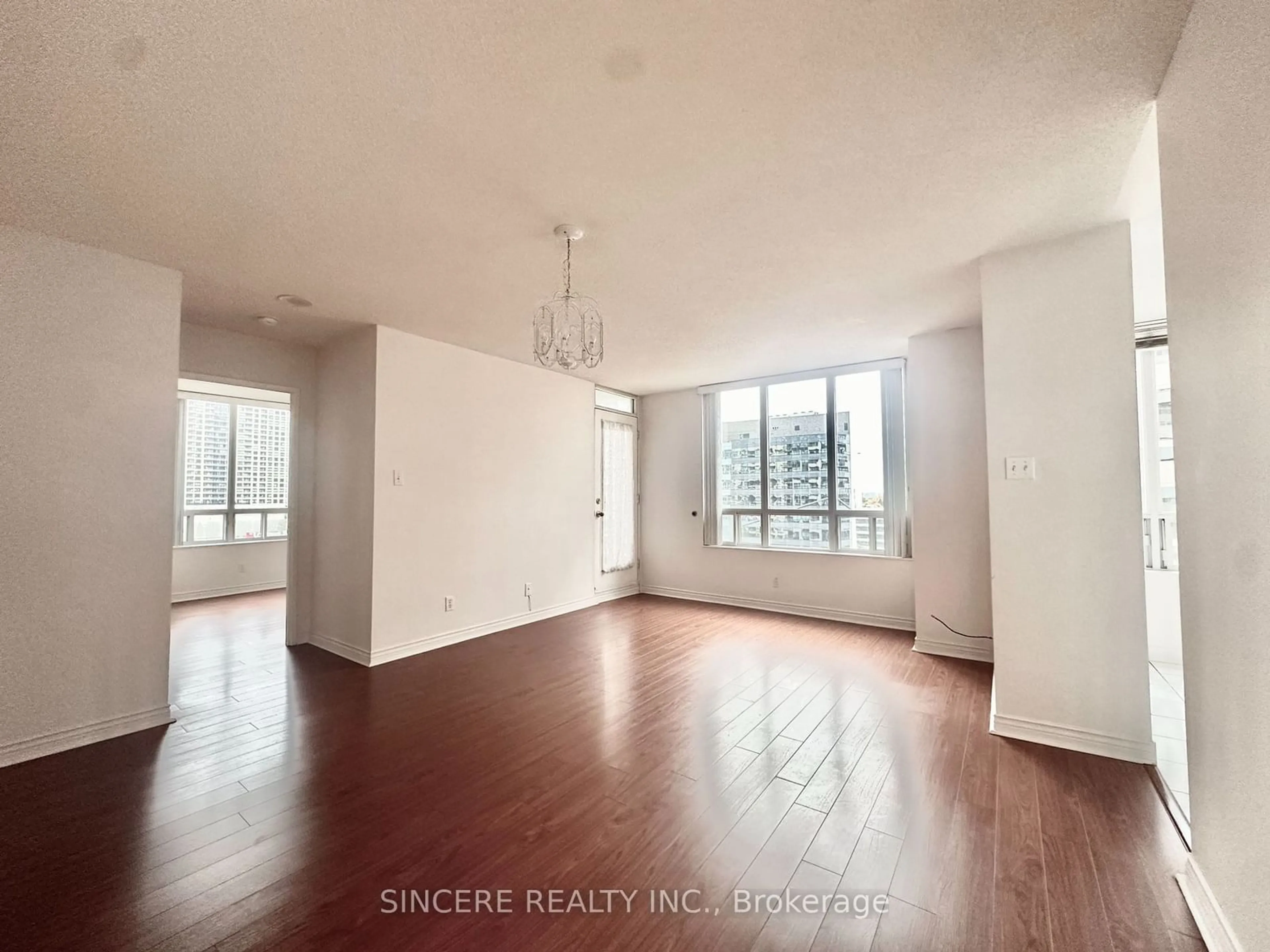 A pic of a room, wood floors for 260 Doris Ave #1202, Toronto Ontario M2N 6X9